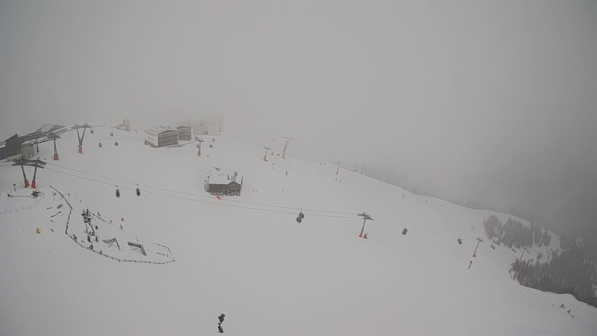 Station de ski Kronplatz sommet | vue sur Brunico