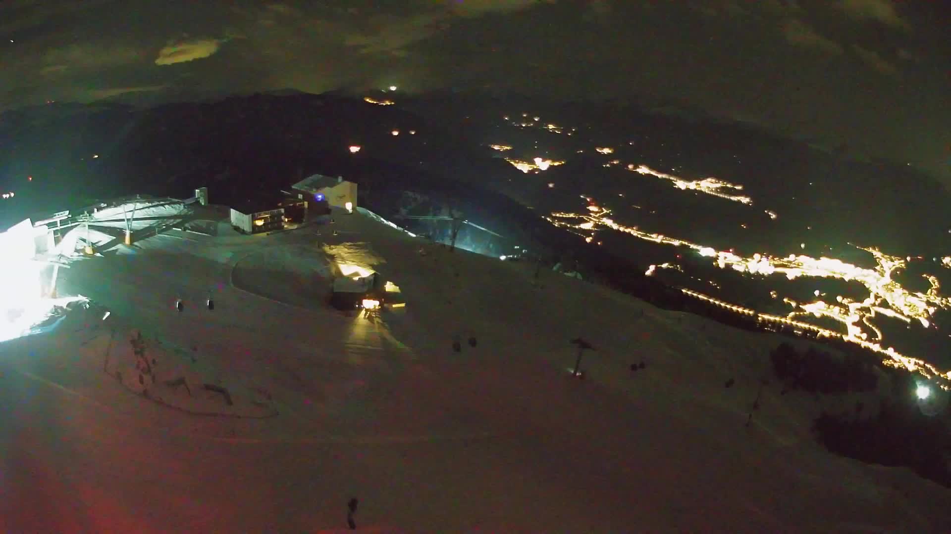 Skigebiet Kronplatz Gipfel | Blick auf Bruneck