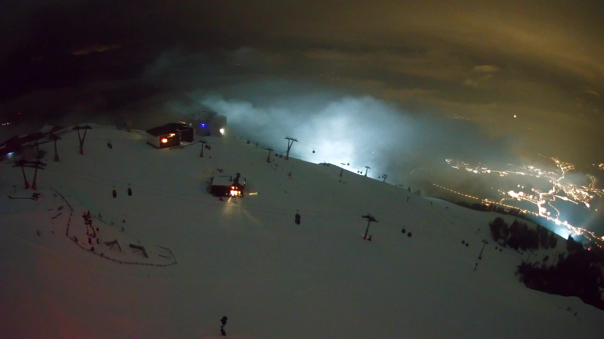 Kronplatz peak Ski resort | view to Bruneck