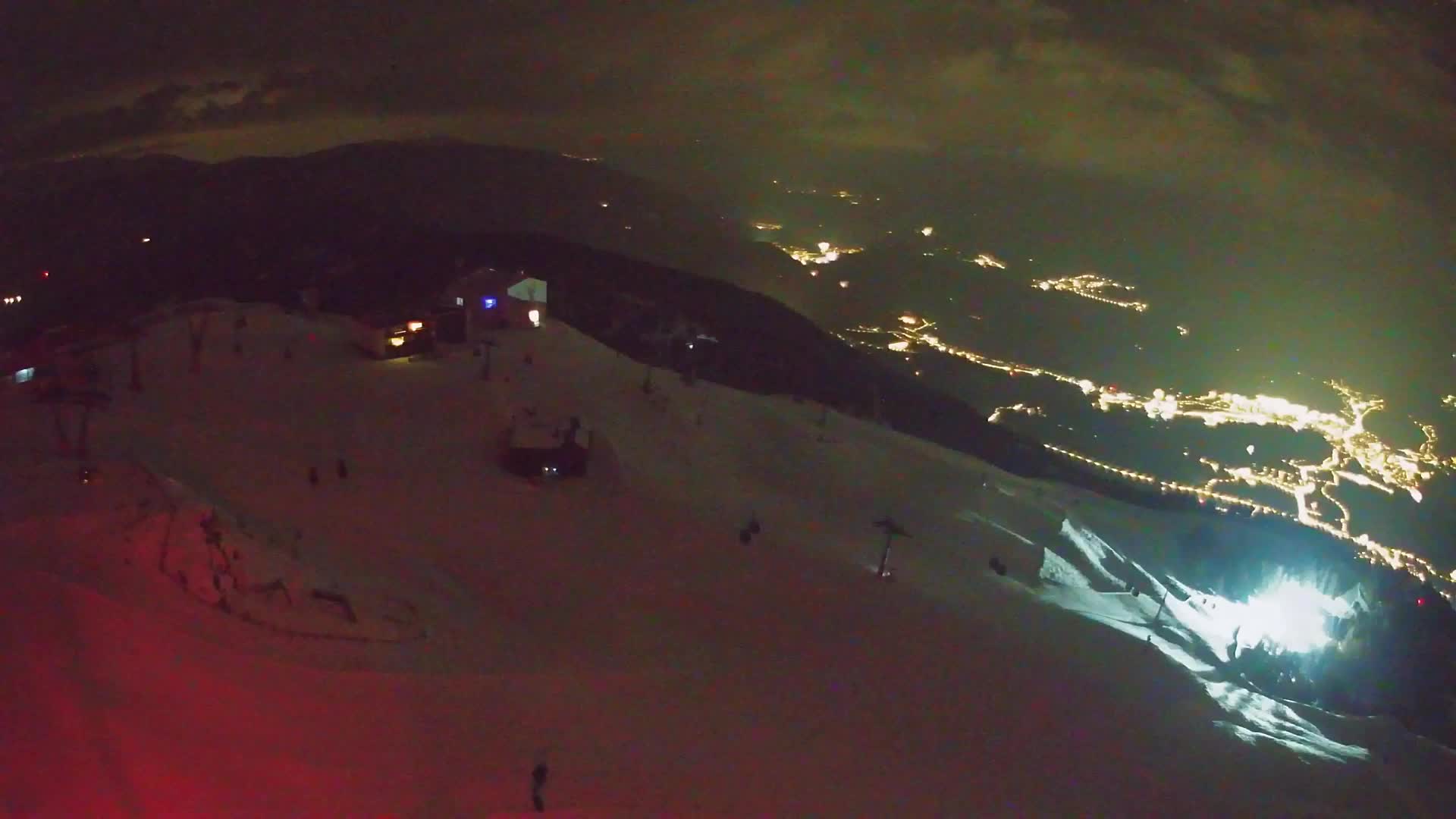 Station de ski Kronplatz sommet | vue sur Brunico