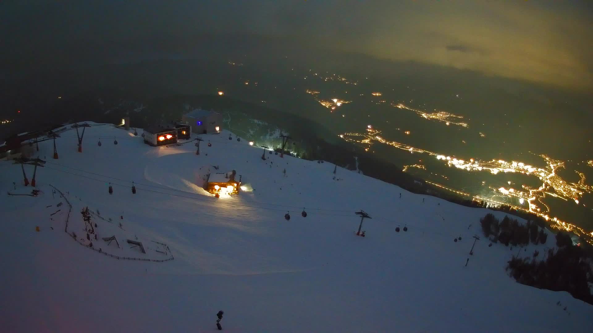 Skigebiet Kronplatz Gipfel | Blick auf Bruneck