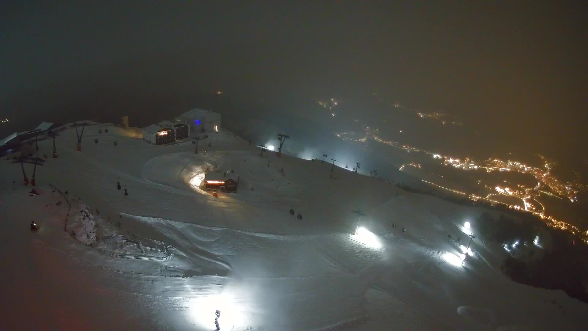 Skigebiet Kronplatz Gipfel | Blick auf Bruneck