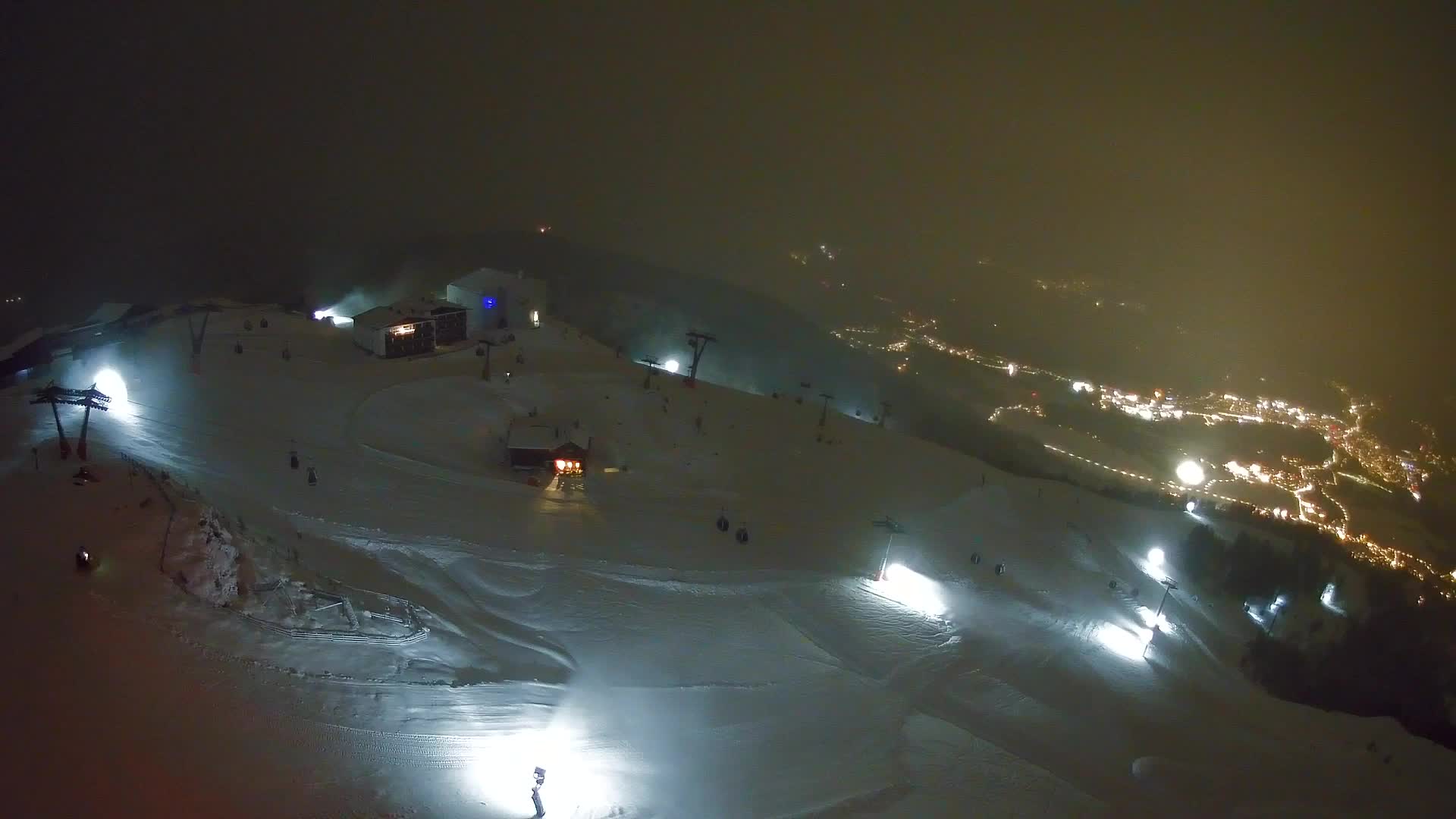 Skigebiet Kronplatz Gipfel | Blick auf Bruneck