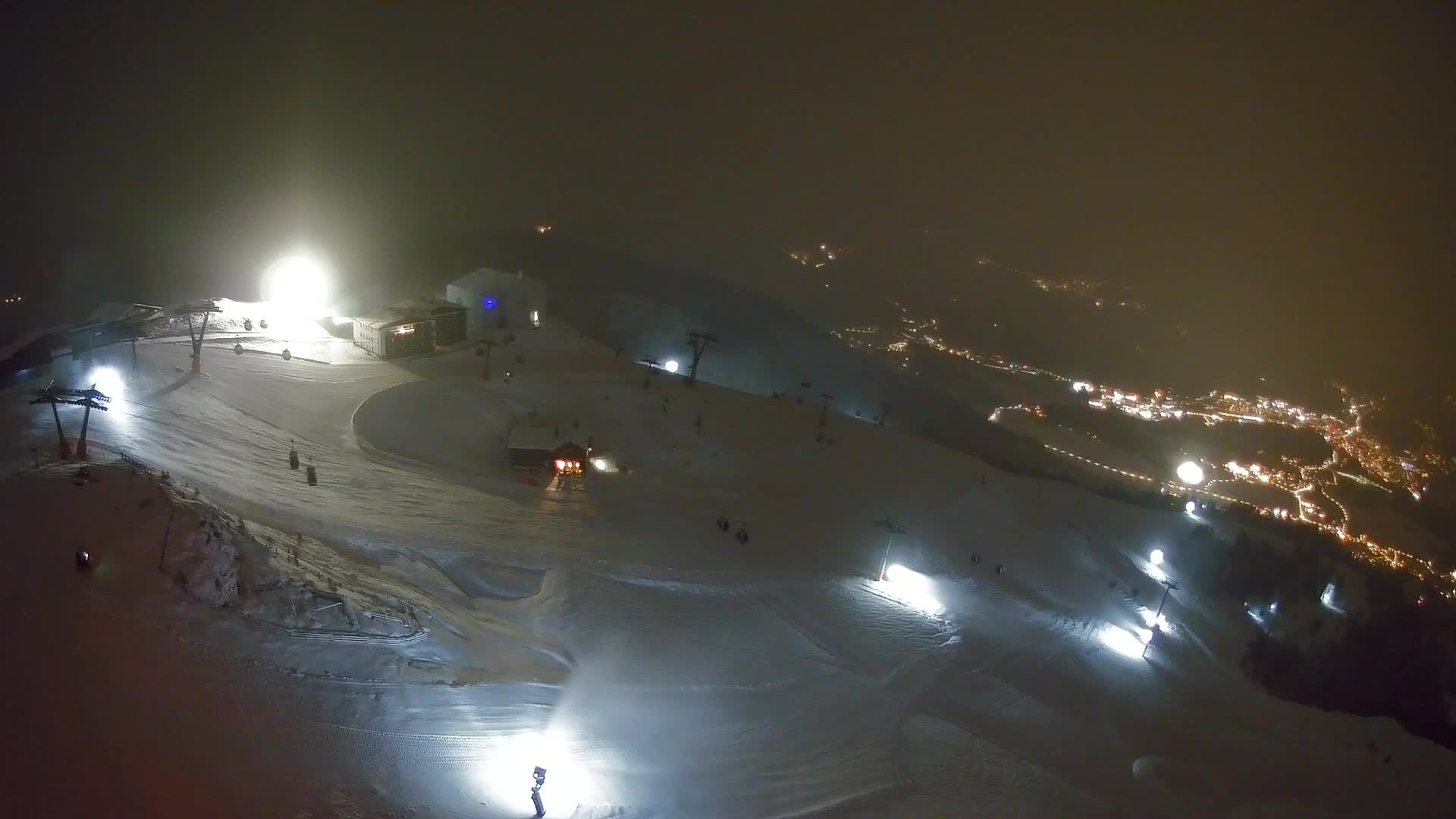 Station de ski Kronplatz sommet | vue sur Brunico