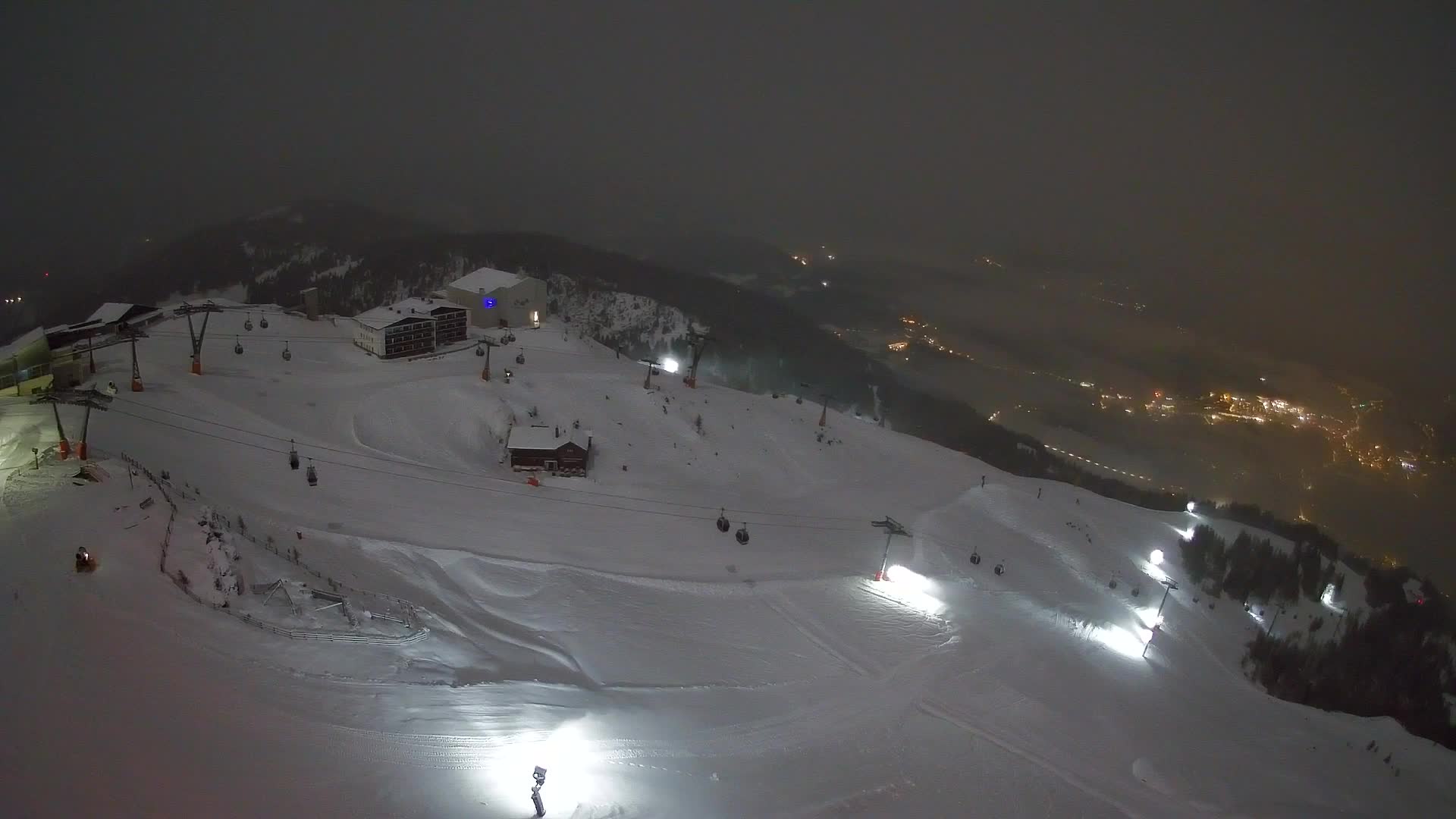 Station de ski Kronplatz sommet | vue sur Brunico