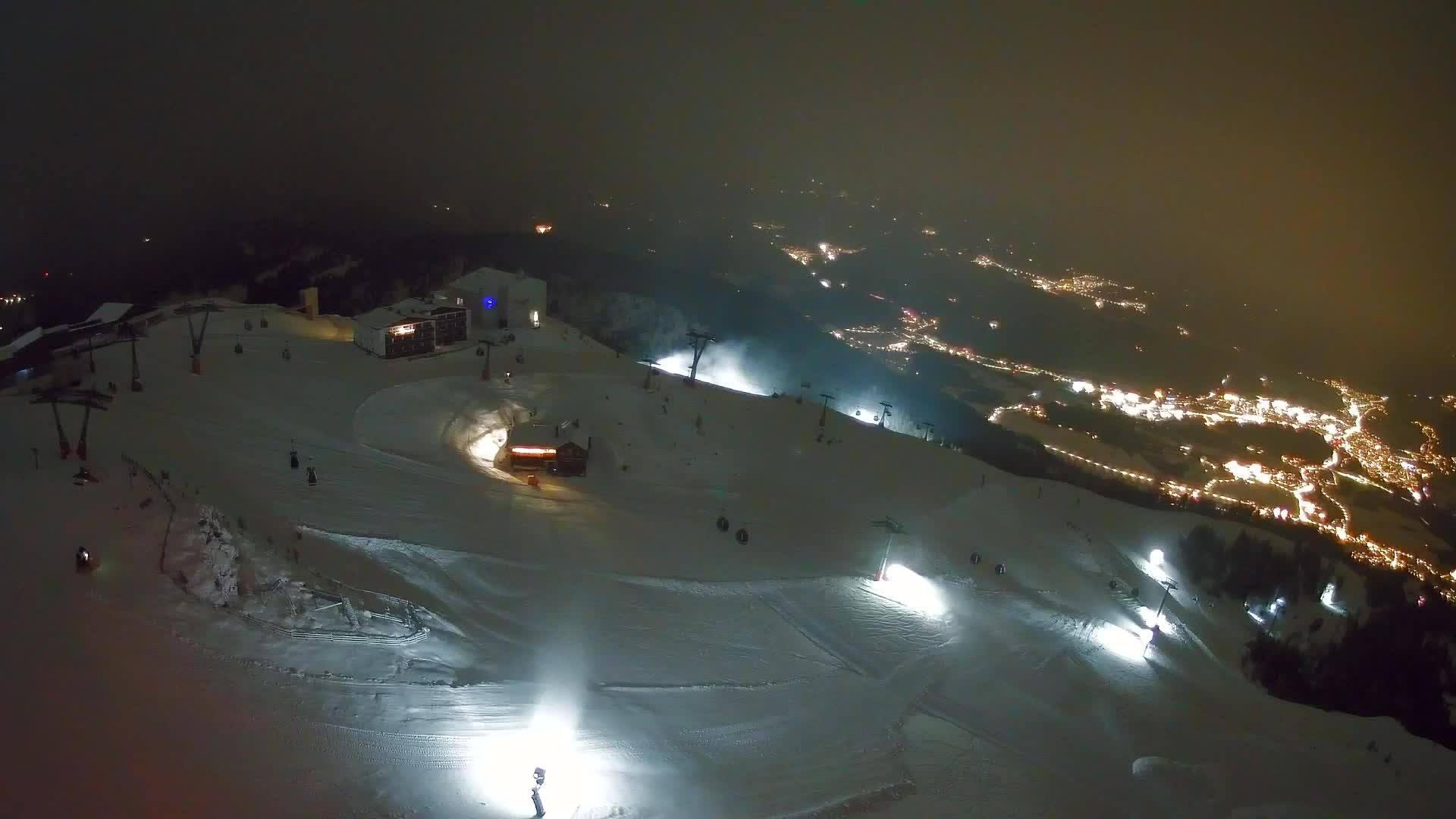 Kronplatz peak Ski resort | view to Bruneck