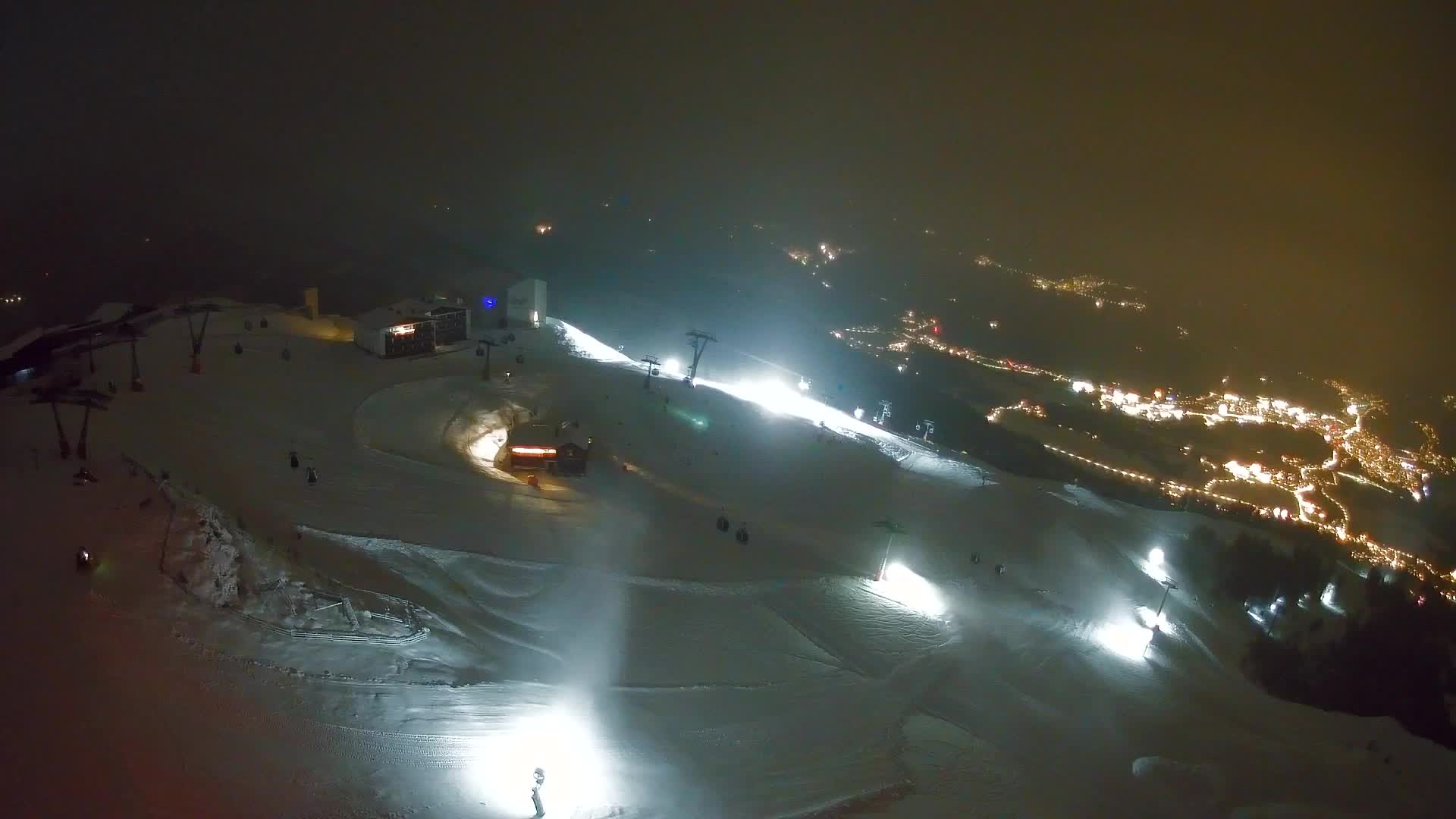 Skigebiet Kronplatz Gipfel | Blick auf Bruneck
