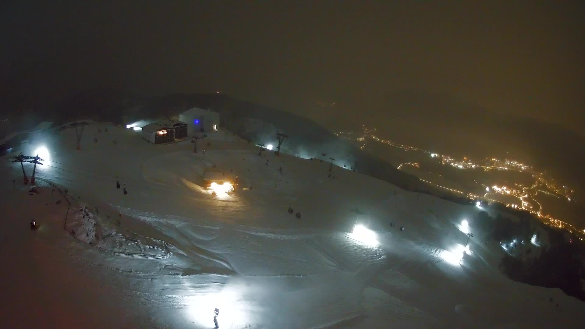 Kronplatz peak Ski resort | view to Bruneck