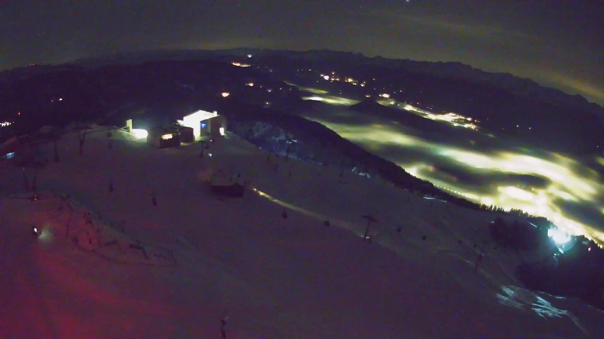 Skigebiet Kronplatz Gipfel | Blick auf Bruneck