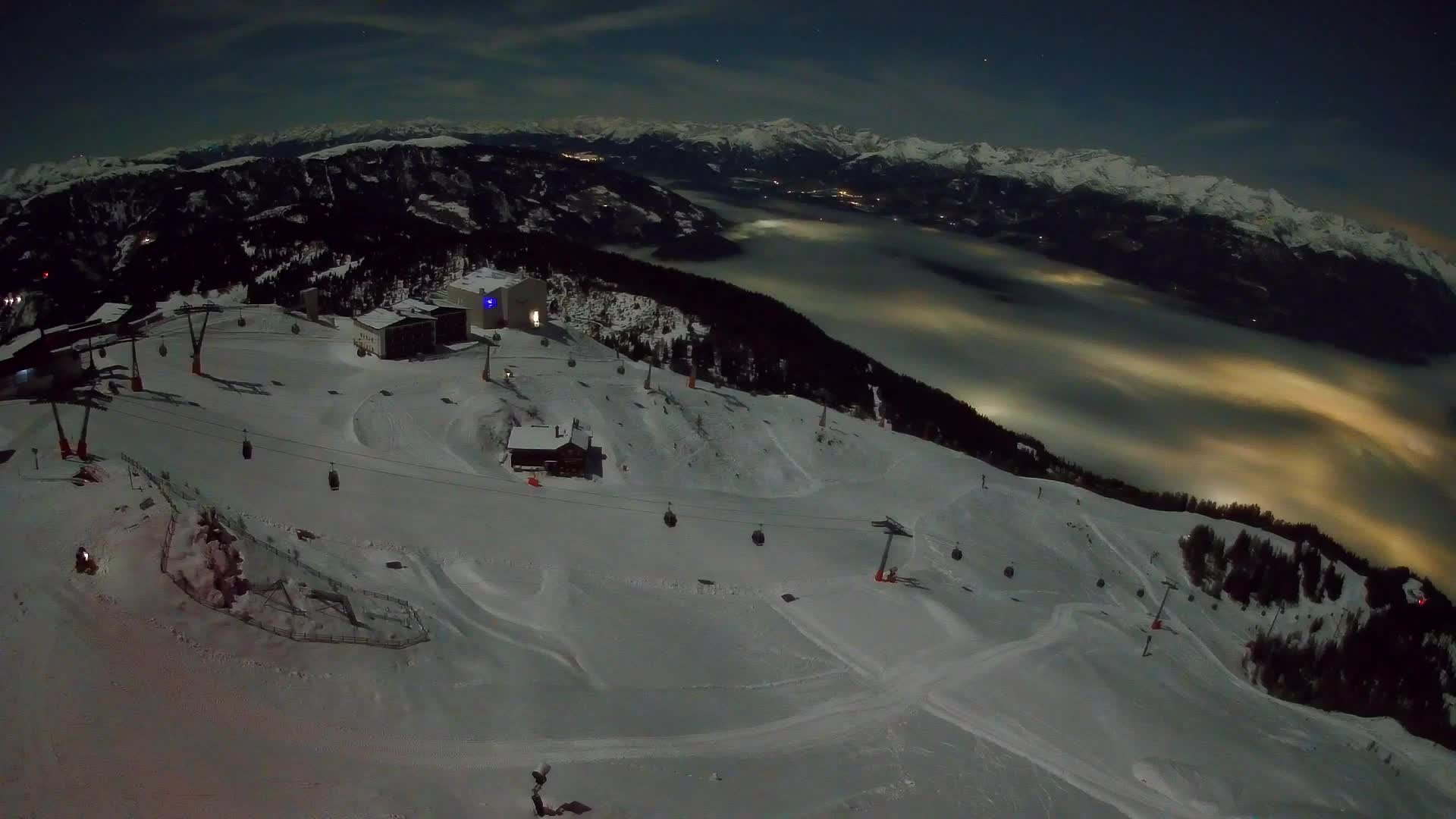 Smučišče Kronplatz – vrh | pogled na Bruneck