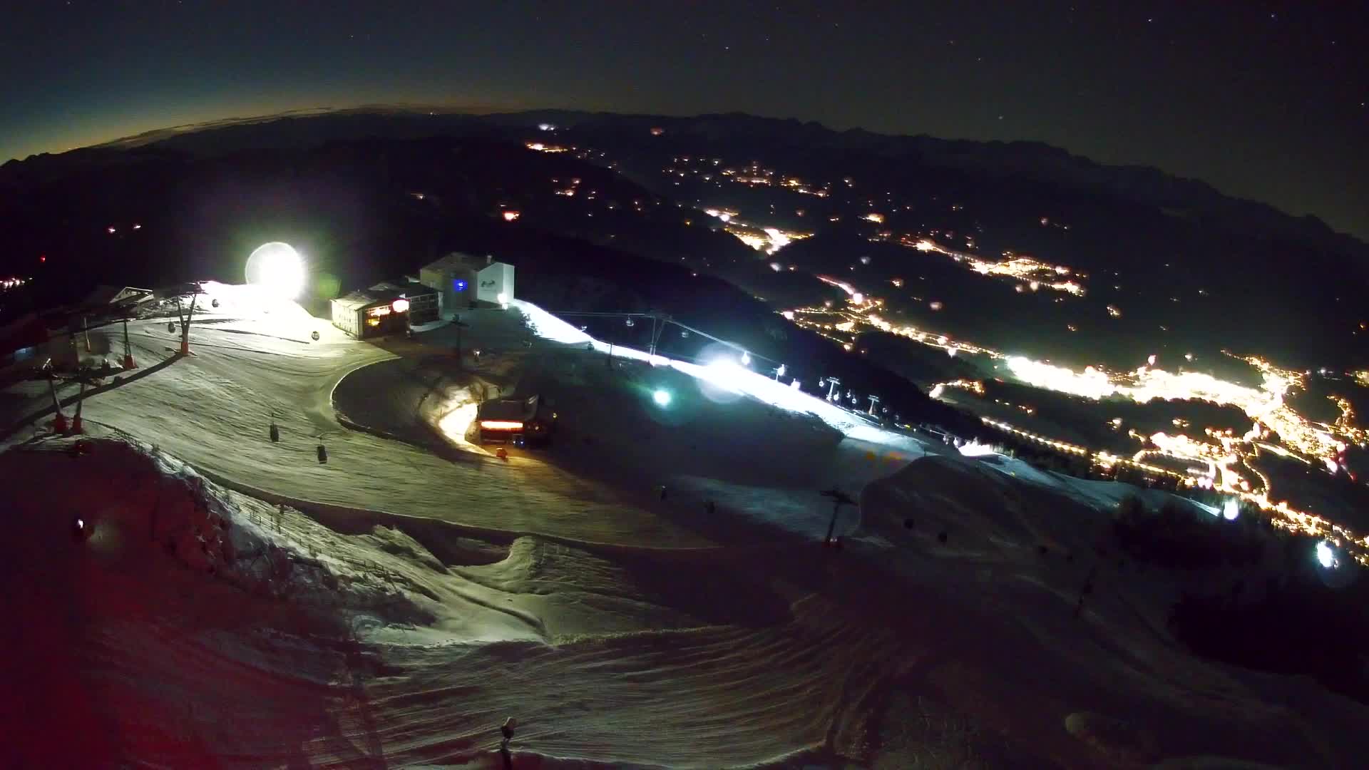 Kronplatz peak Ski resort | view to Bruneck