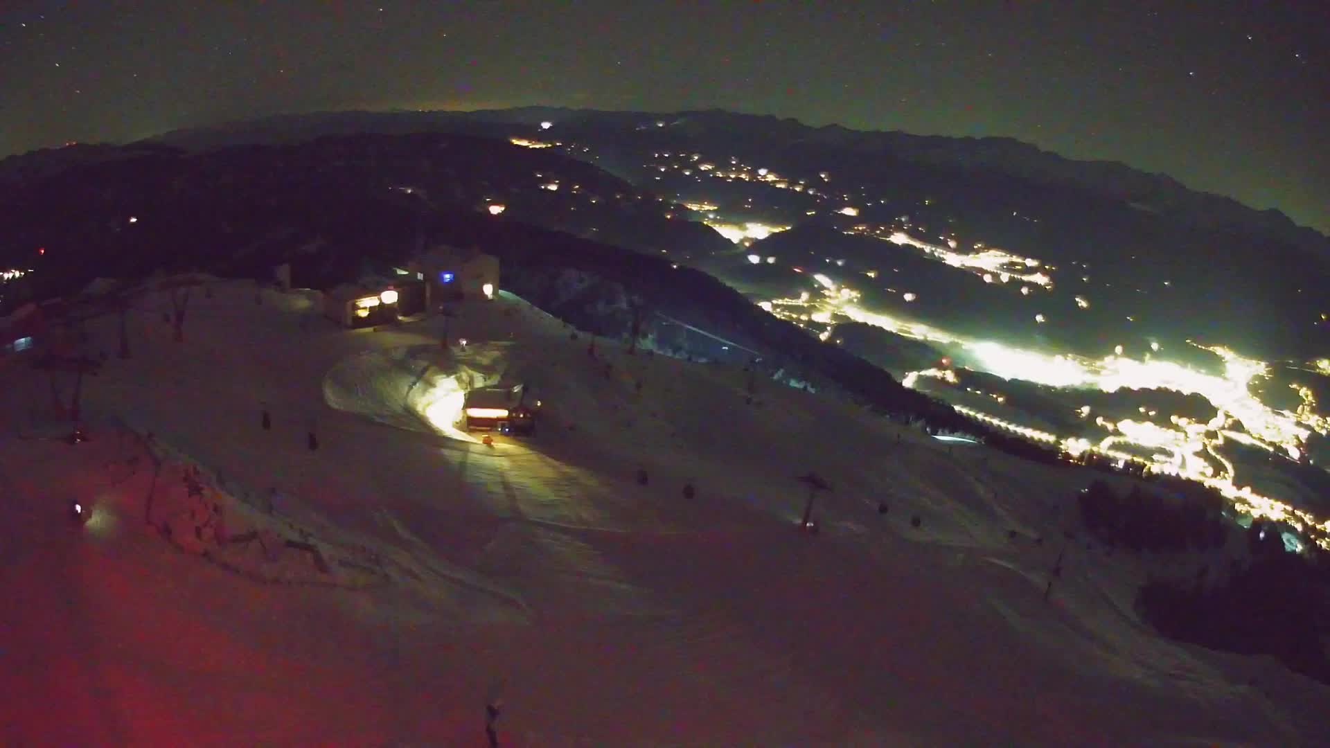 Kronplatz peak Ski resort | view to Bruneck