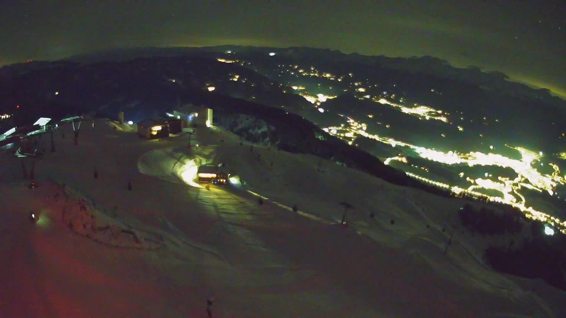 Station de ski Kronplatz sommet | vue sur Brunico