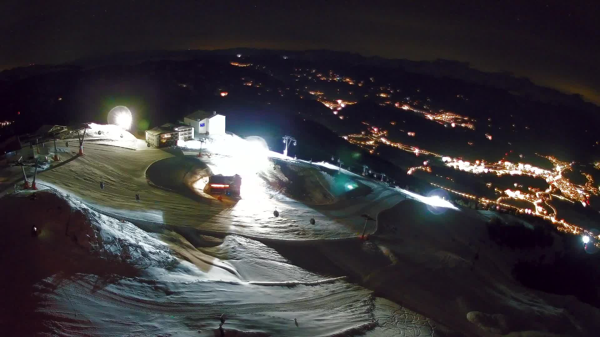 Kronplatz peak Ski resort | view to Bruneck
