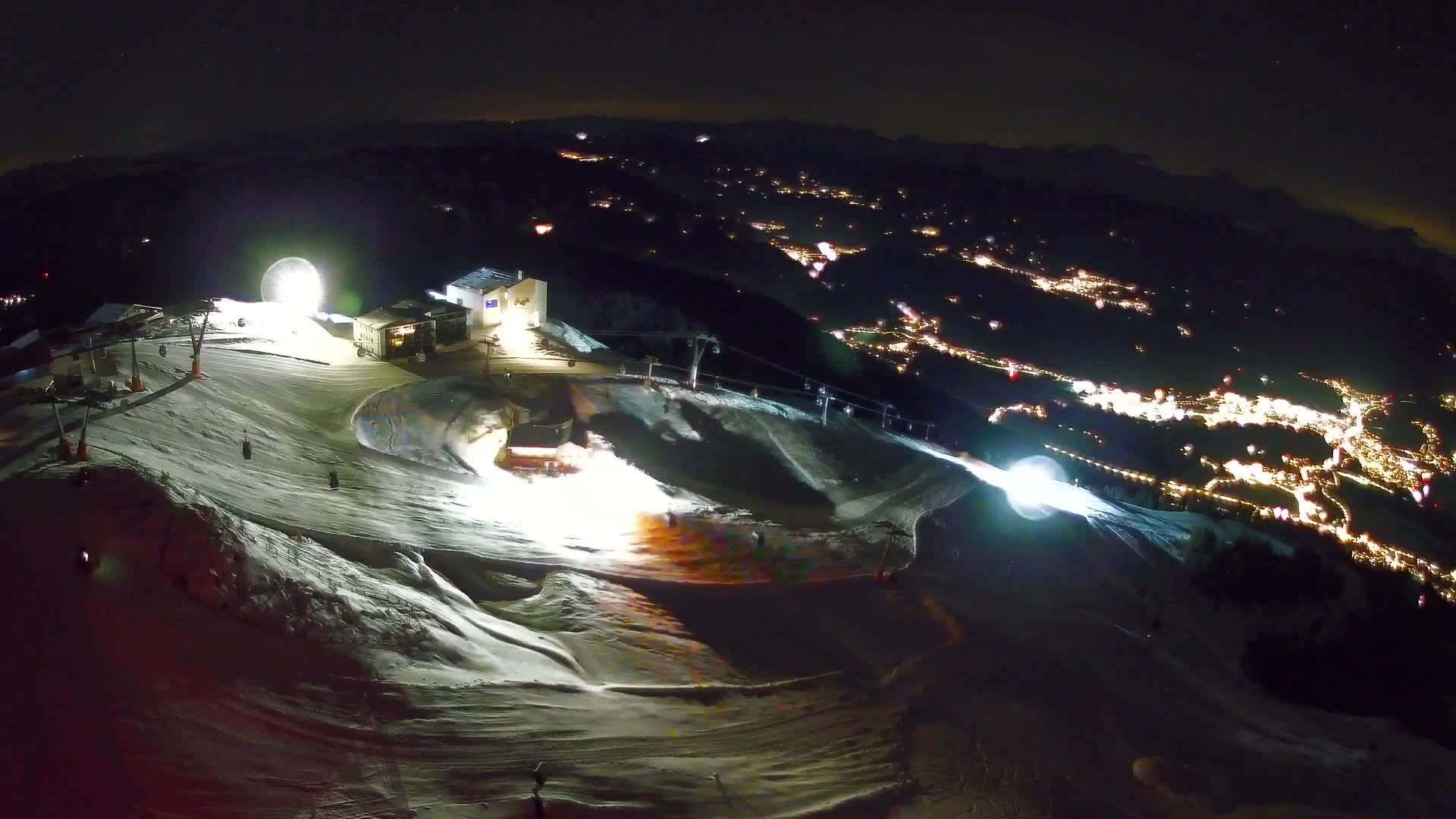 Kronplatz peak Ski resort | view to Bruneck