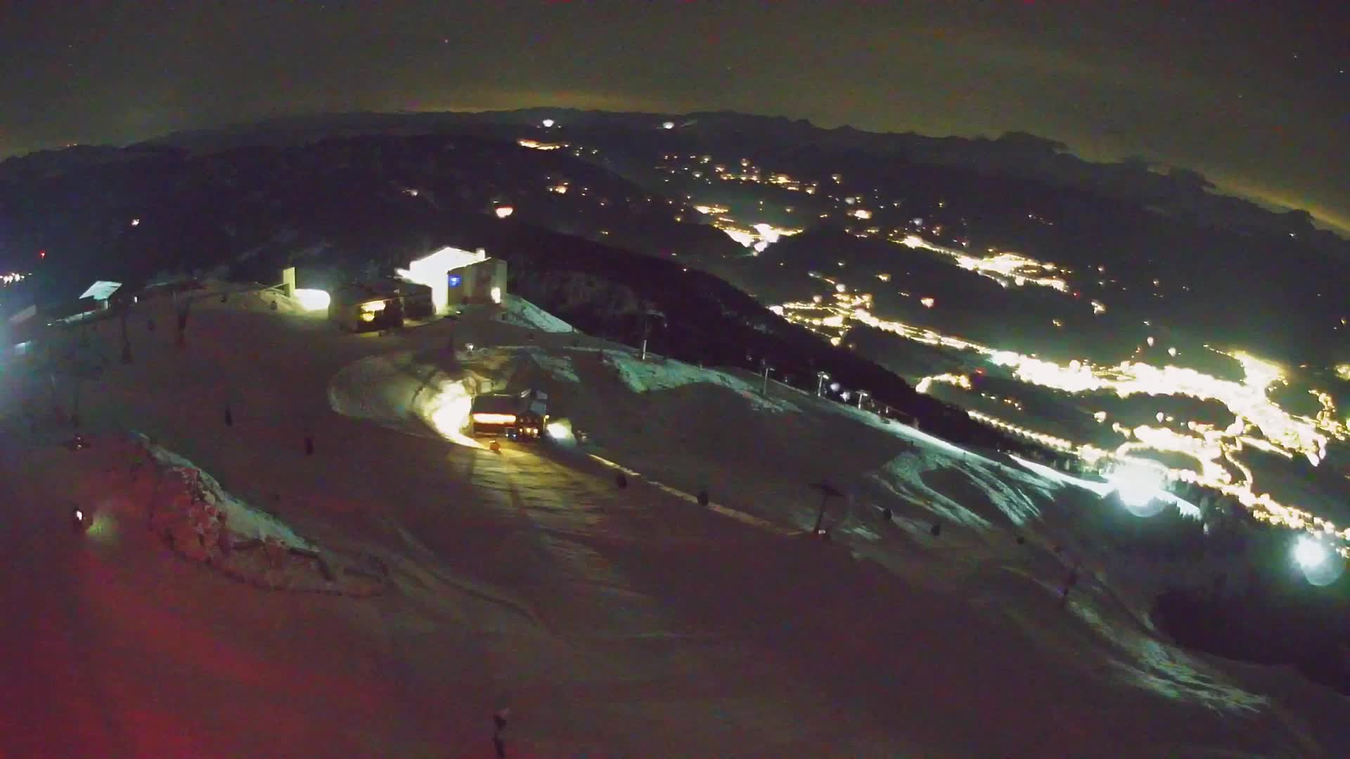 Station de ski Kronplatz sommet | vue sur Brunico