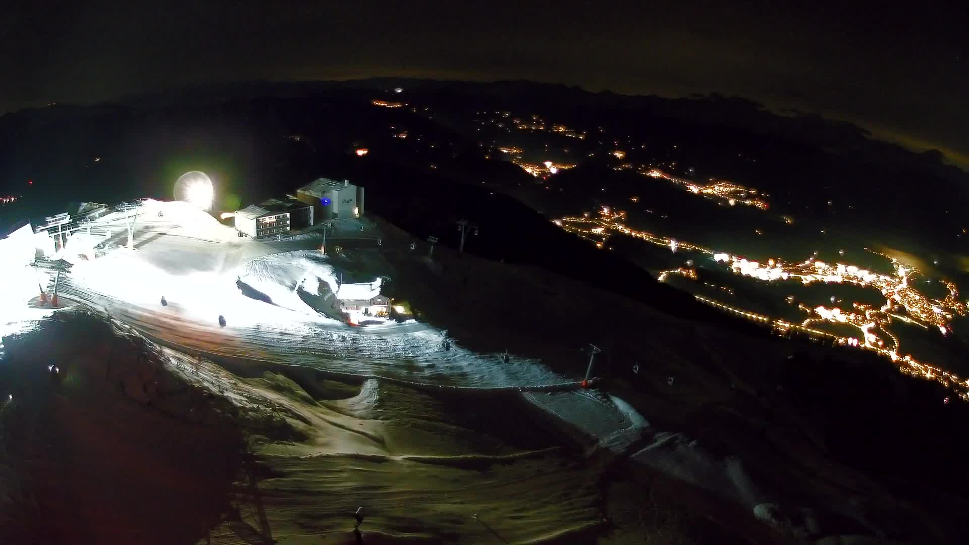 Kronplatz peak Ski resort | view to Bruneck