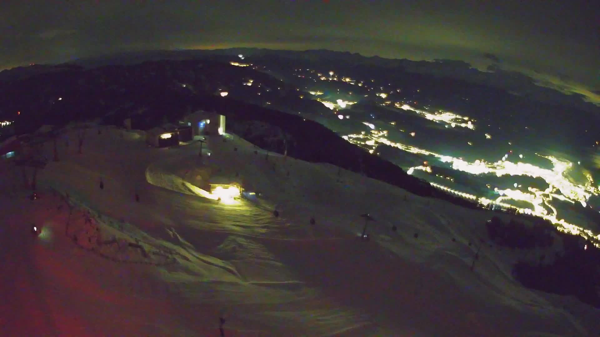 Skigebiet Kronplatz Gipfel | Blick auf Bruneck