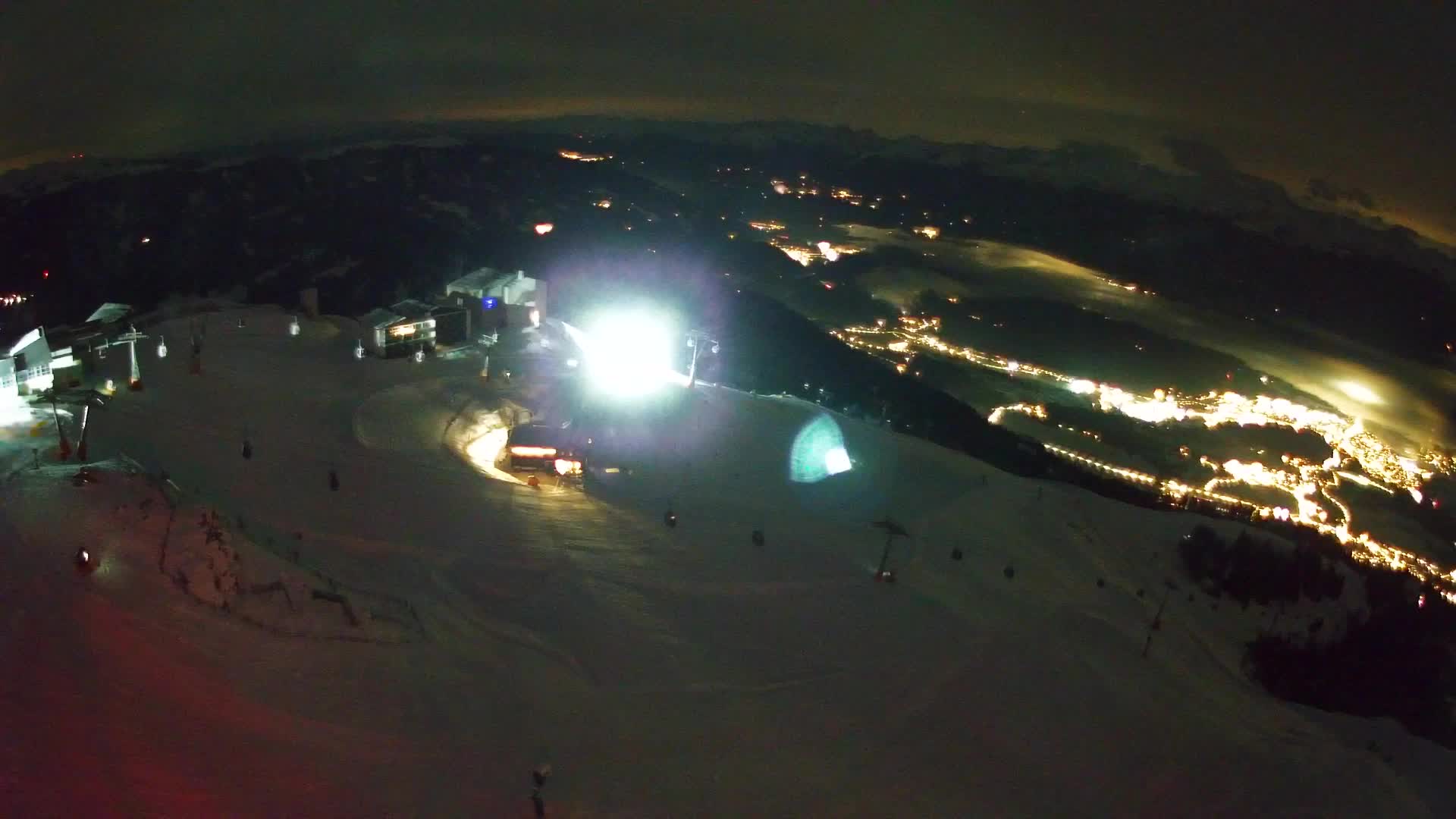 Skigebiet Kronplatz Gipfel | Blick auf Bruneck