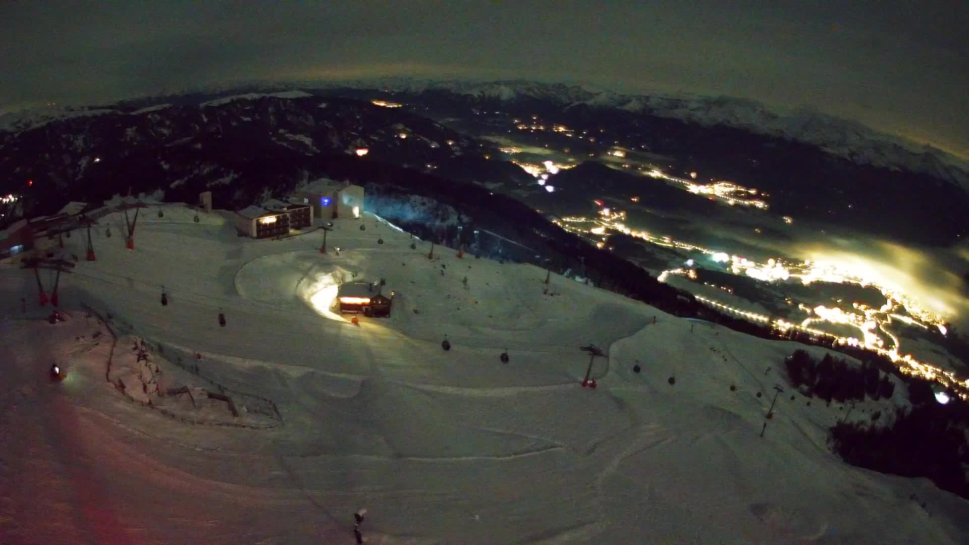 Smučišče Kronplatz – vrh | pogled na Bruneck