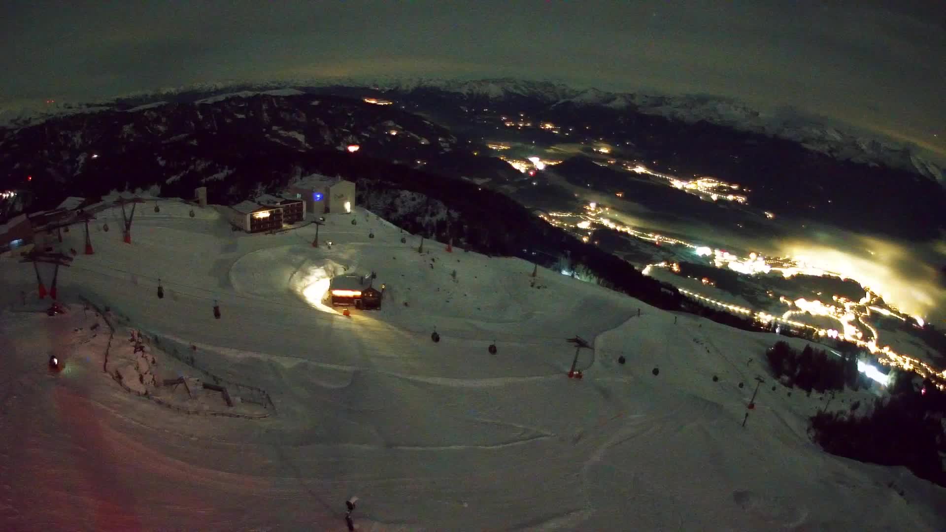 Smučišče Kronplatz – vrh | pogled na Bruneck