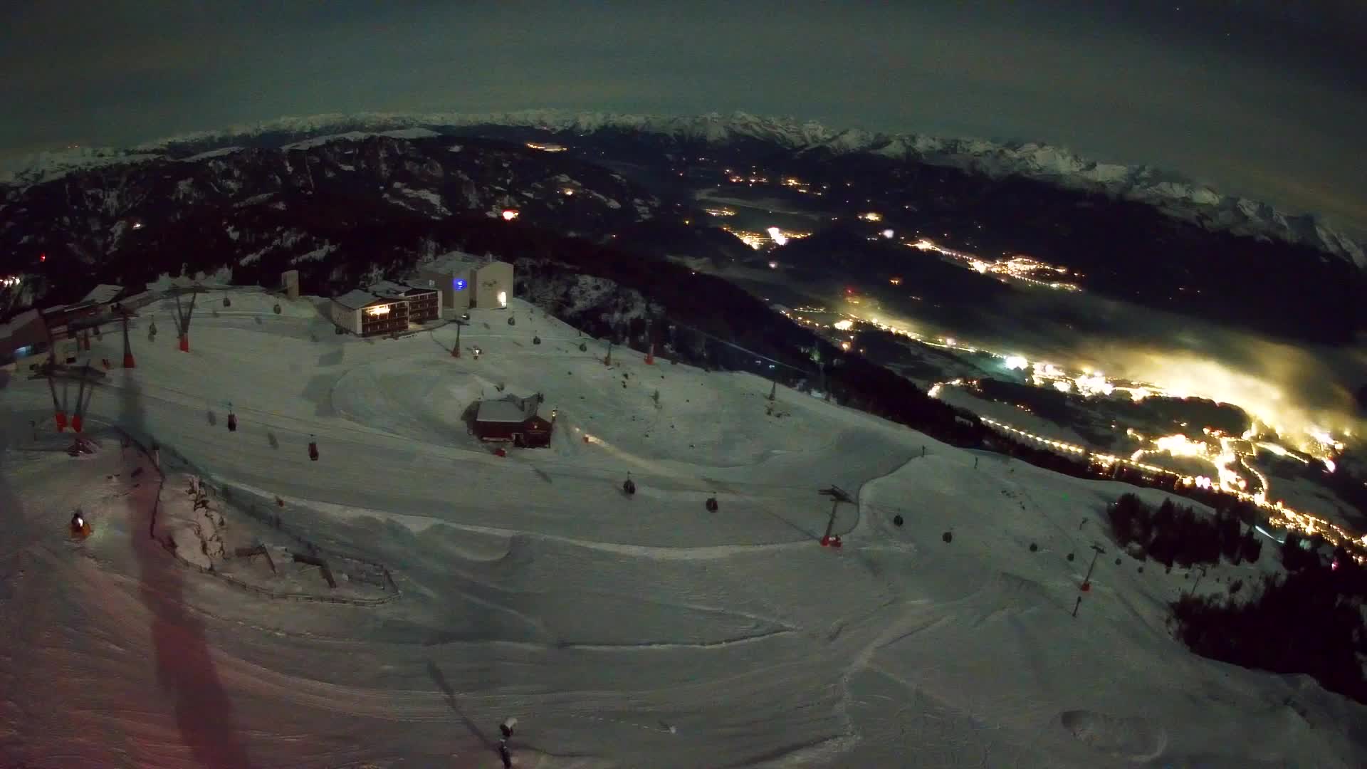 Smučišče Kronplatz – vrh | pogled na Bruneck