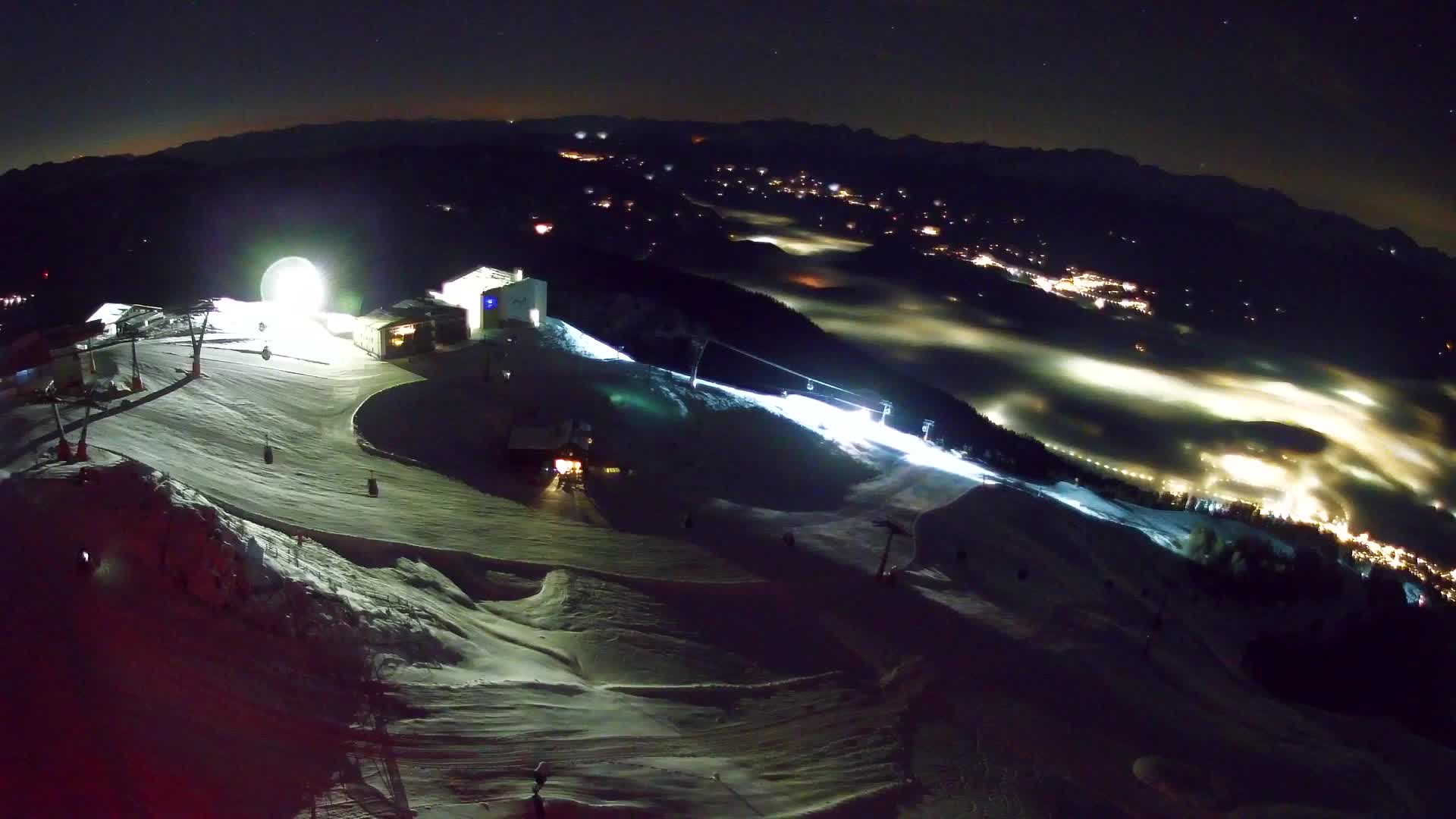 Stazione sciistica di Plan de Corones | vista su Brunico