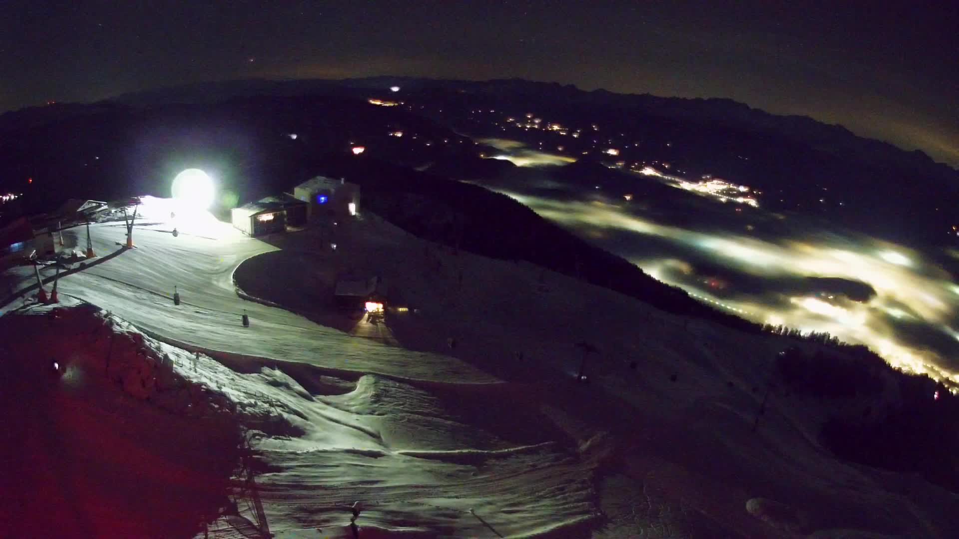 Stazione sciistica di Plan de Corones | vista su Brunico