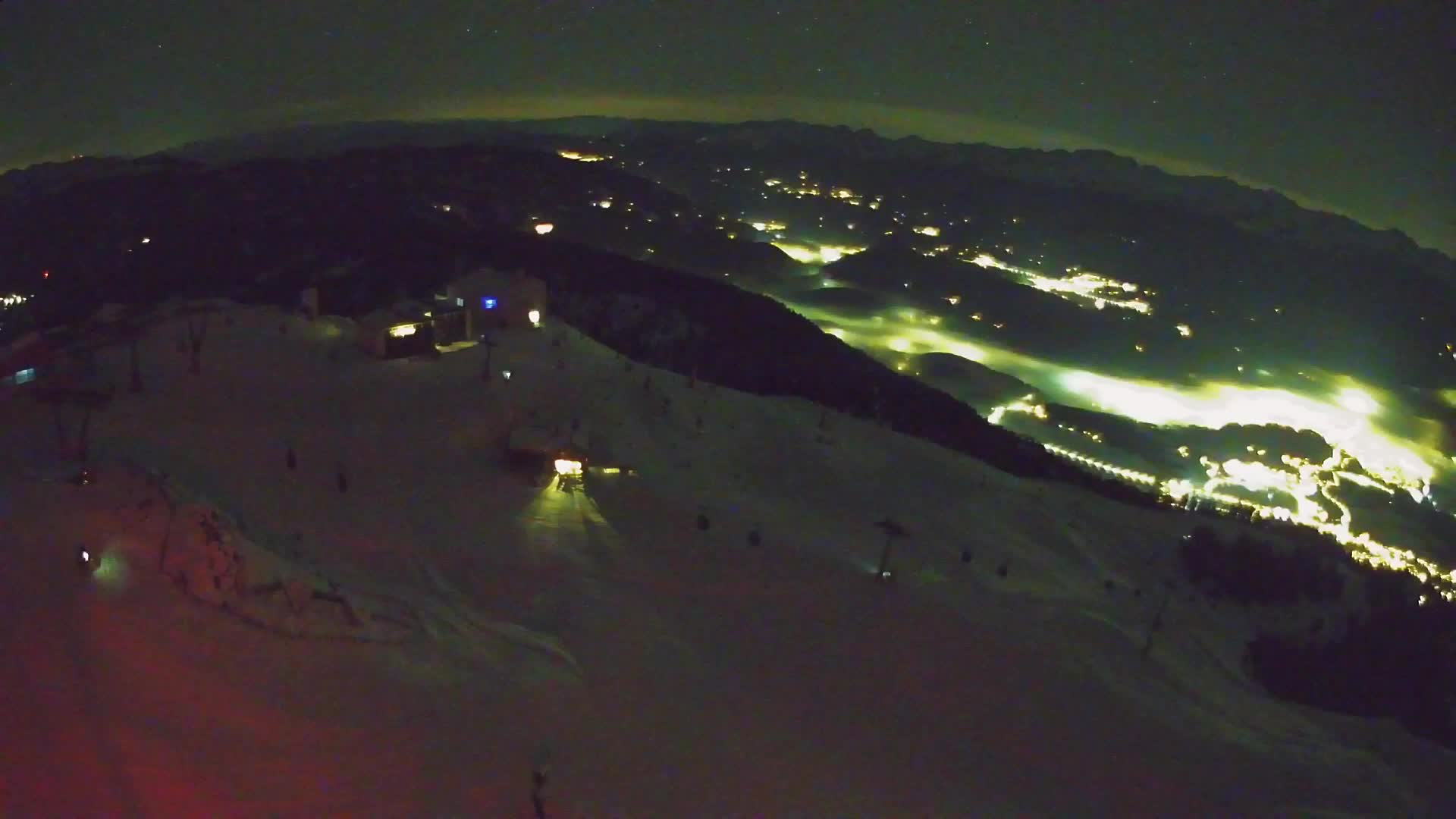 Kronplatz peak Ski resort | view to Bruneck