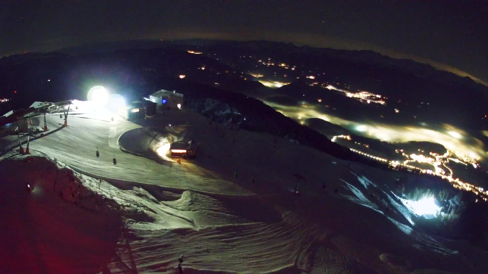 Kronplatz peak Ski resort | view to Bruneck