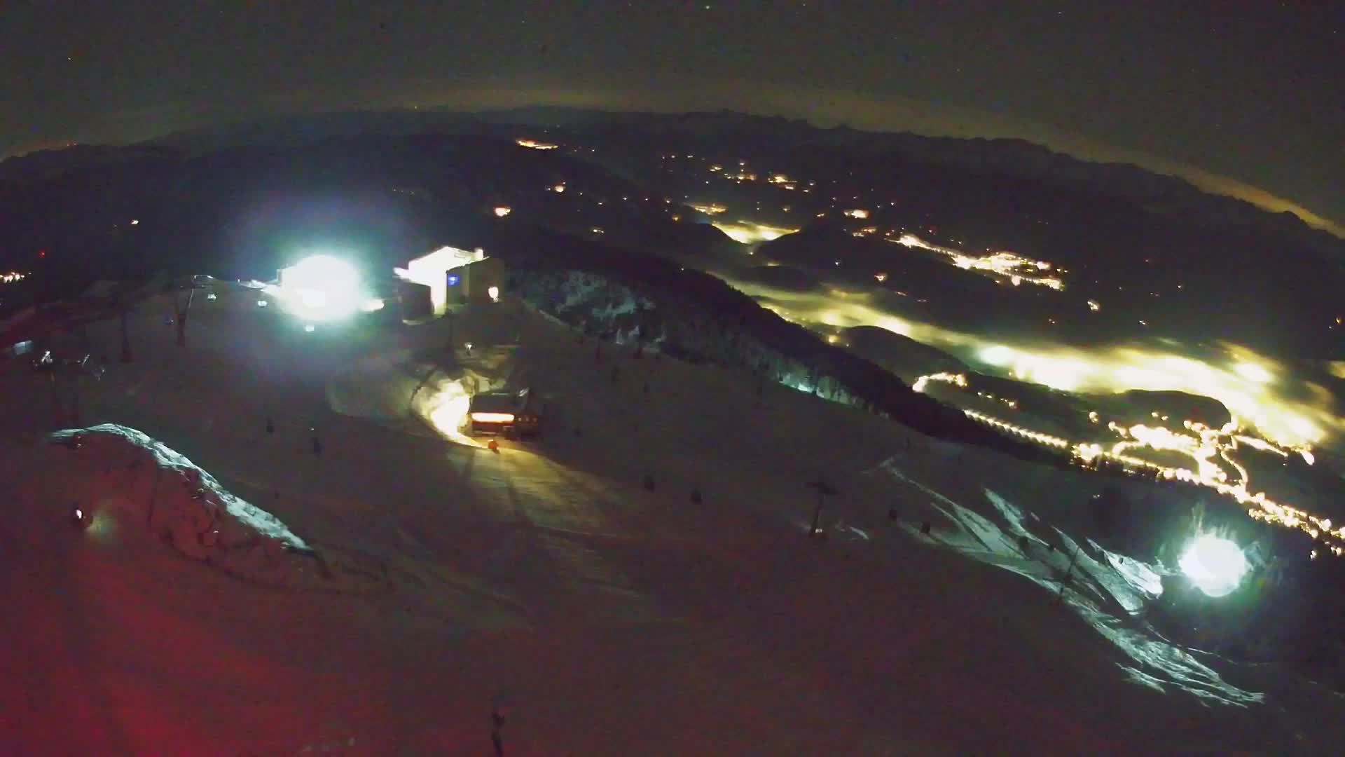 Kronplatz peak Ski resort | view to Bruneck