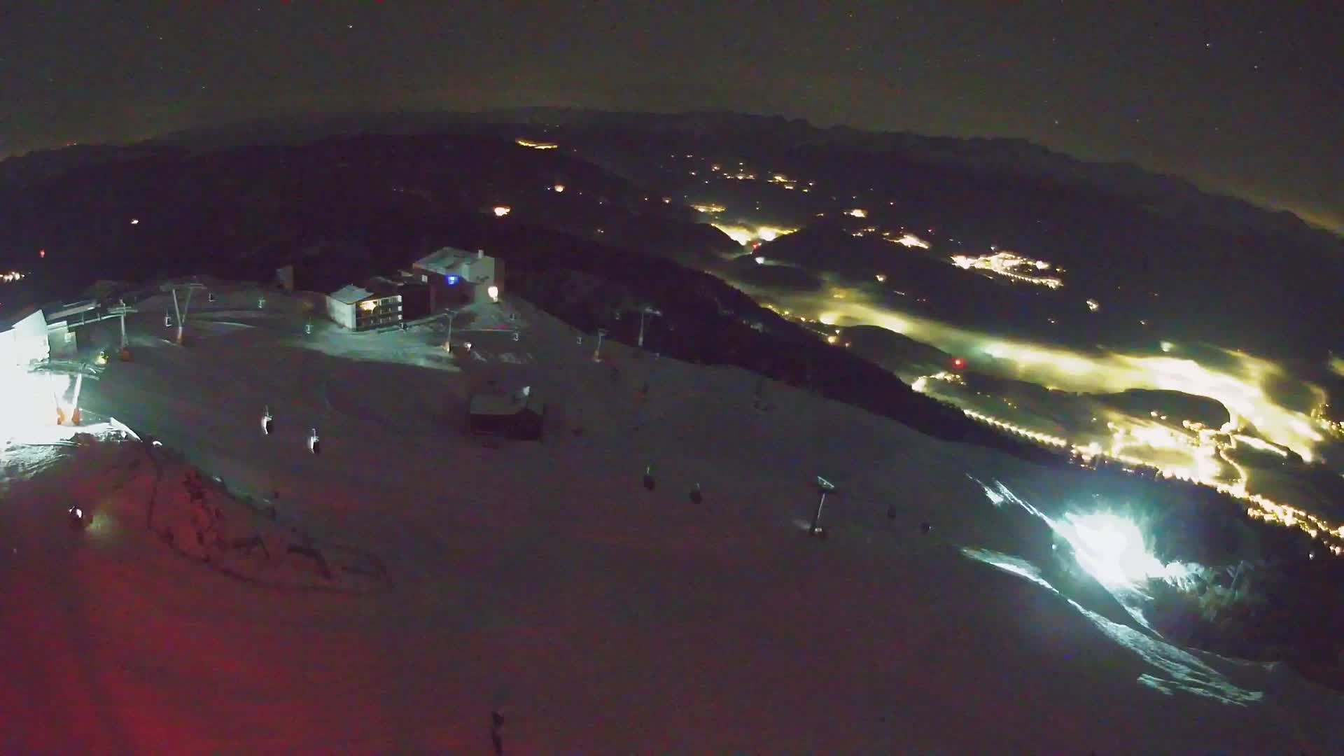 Kronplatz peak Ski resort | view to Bruneck