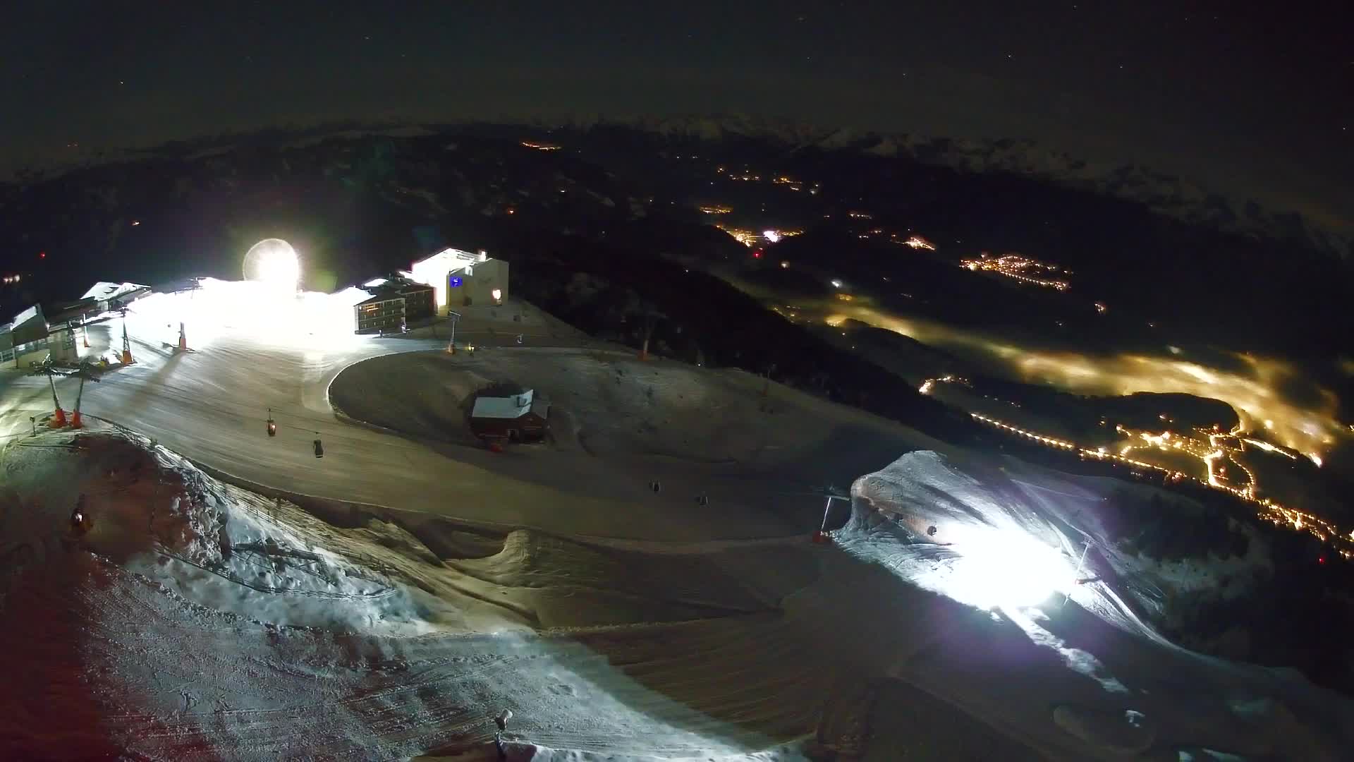 Kronplatz peak Ski resort | view to Bruneck
