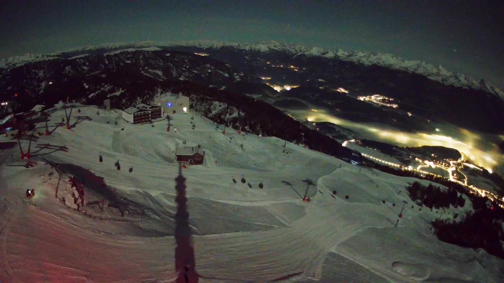 Kronplatz peak Ski resort | view to Bruneck