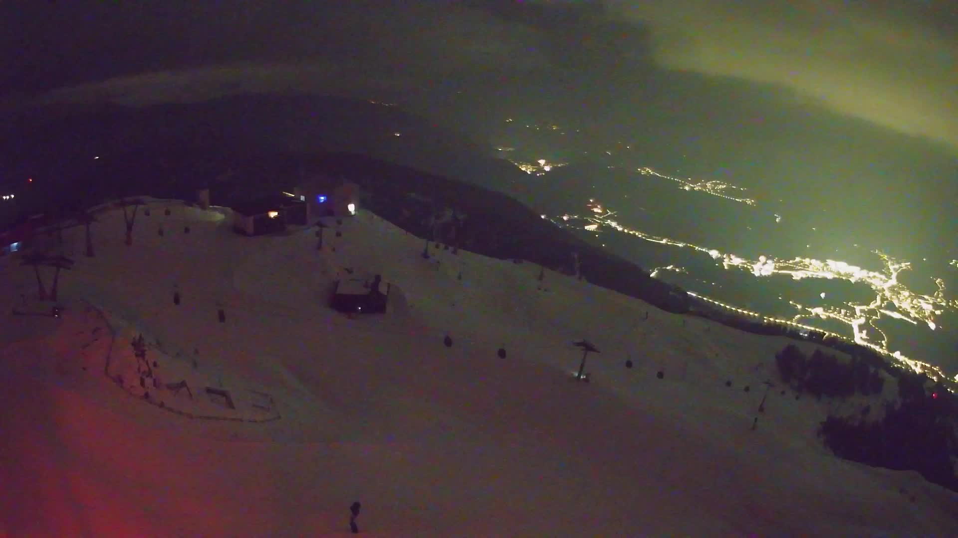 Station de ski Kronplatz sommet | vue sur Brunico