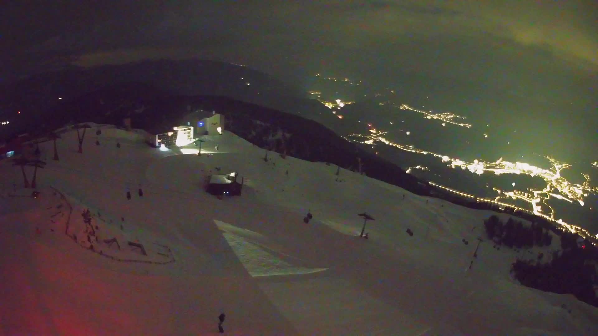 Kronplatz peak Ski resort | view to Bruneck