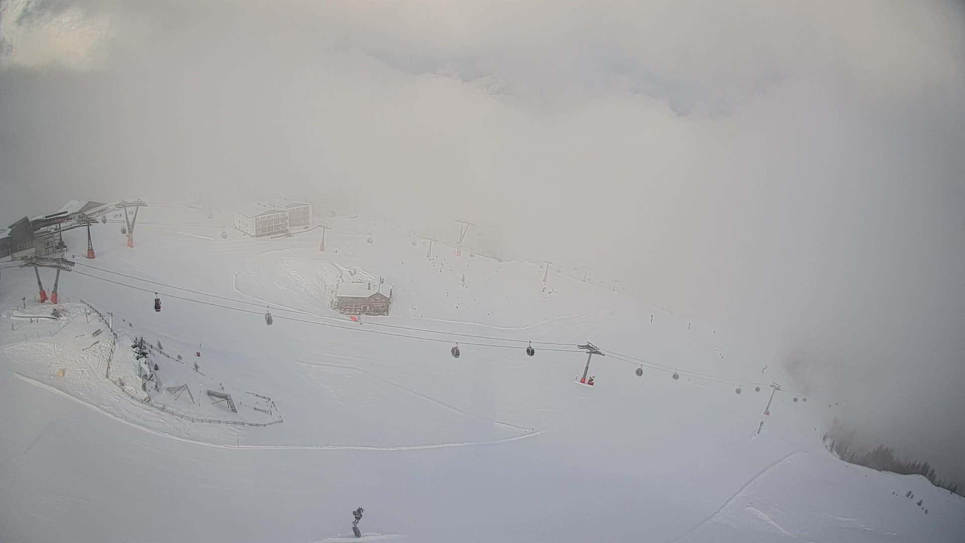 Station de ski Kronplatz sommet | vue sur Brunico