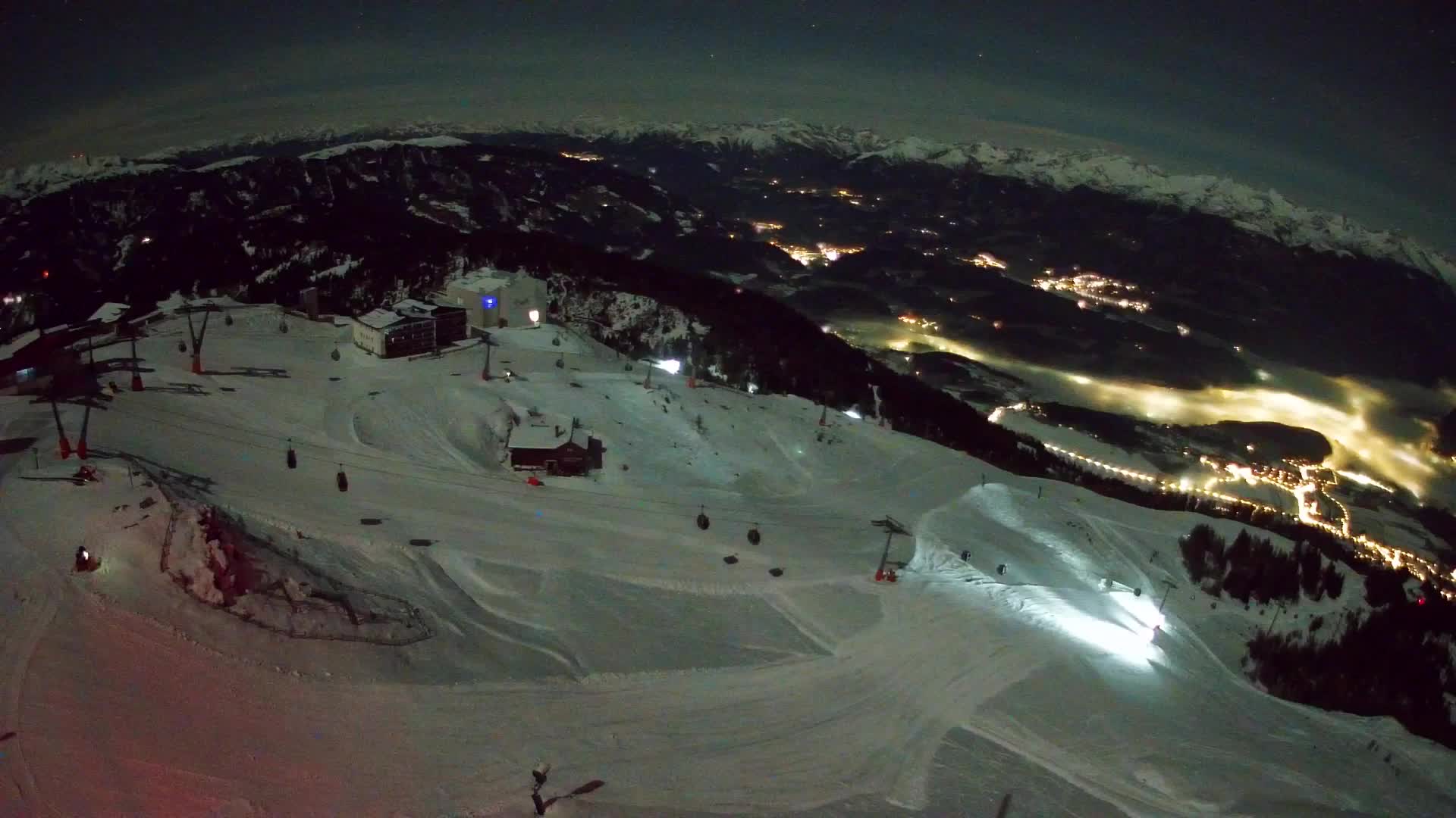Kronplatz peak Ski resort | view to Bruneck