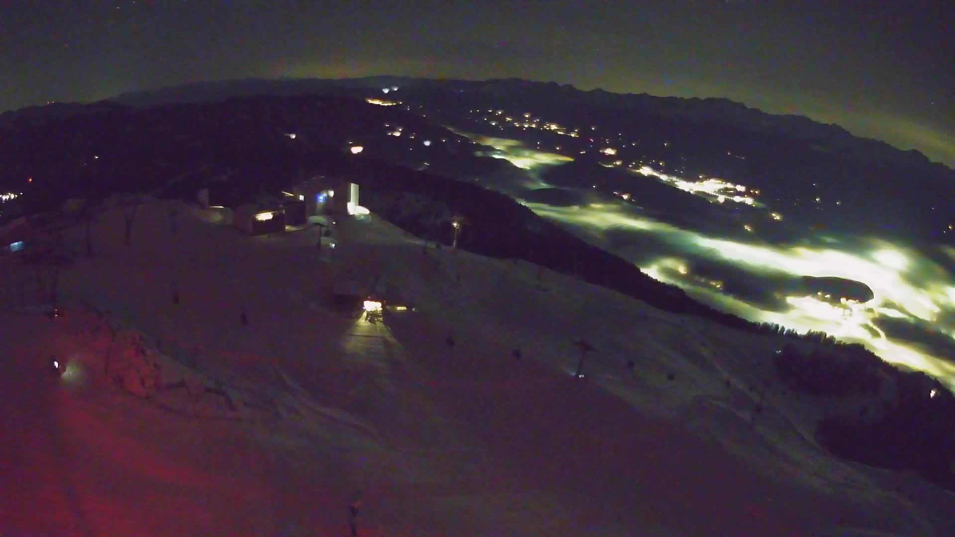 Kronplatz peak Ski resort | view to Bruneck
