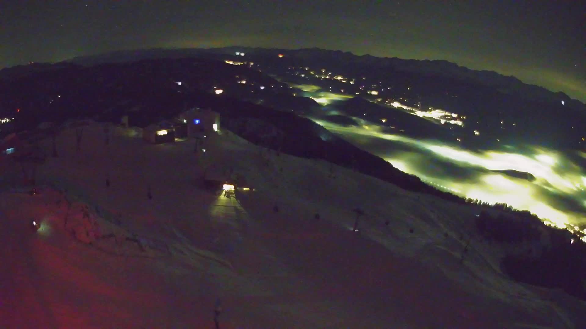 Kronplatz peak Ski resort | view to Bruneck