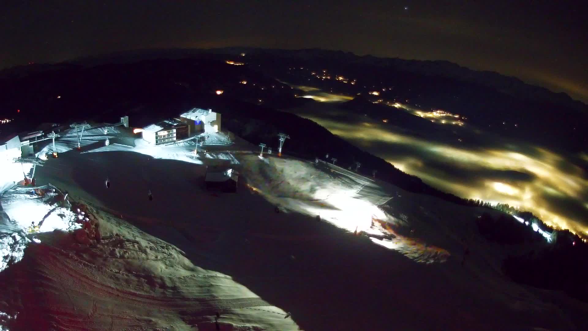 Kronplatz peak Ski resort | view to Bruneck