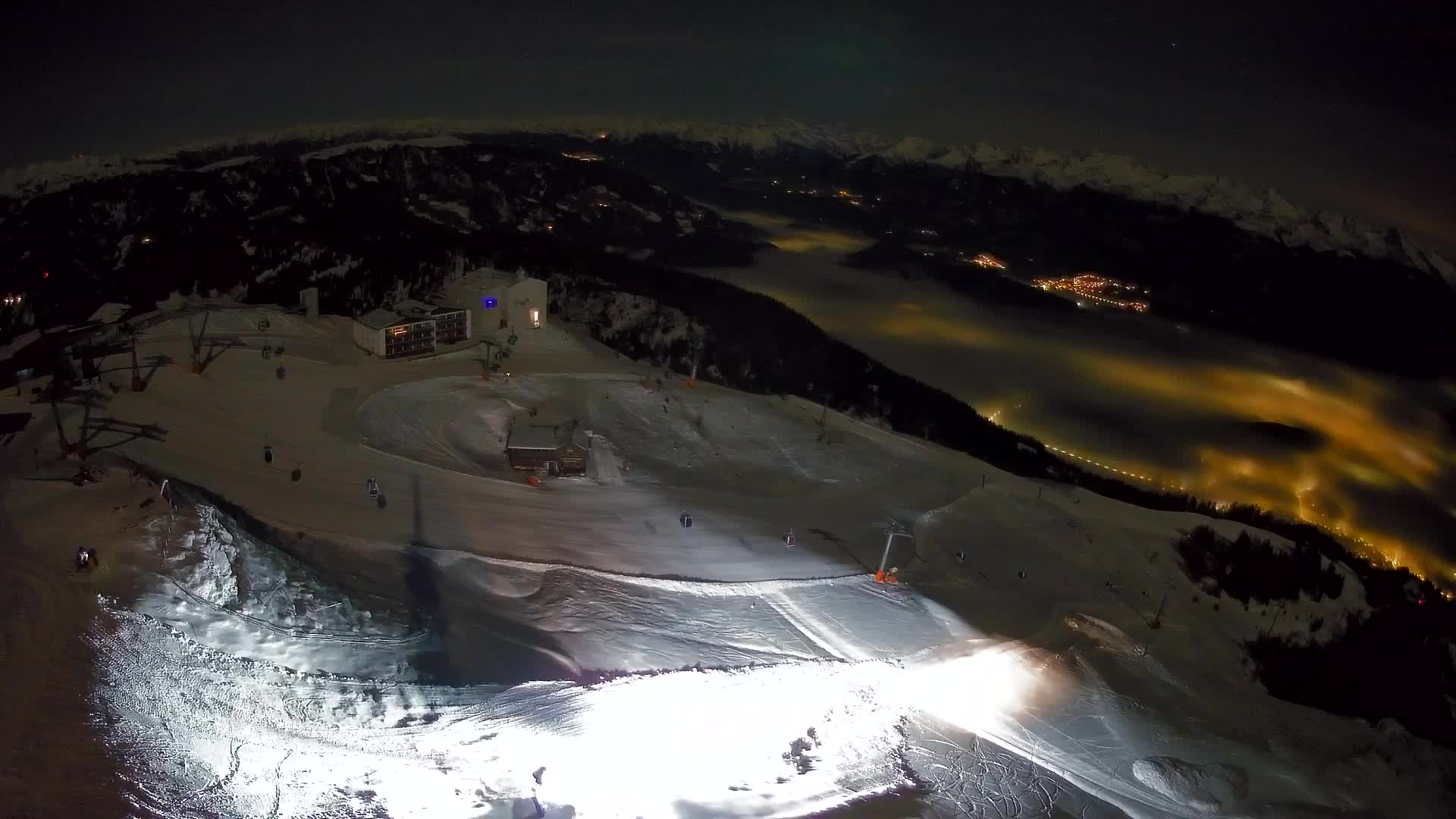 Smučišče Kronplatz – vrh | pogled na Bruneck