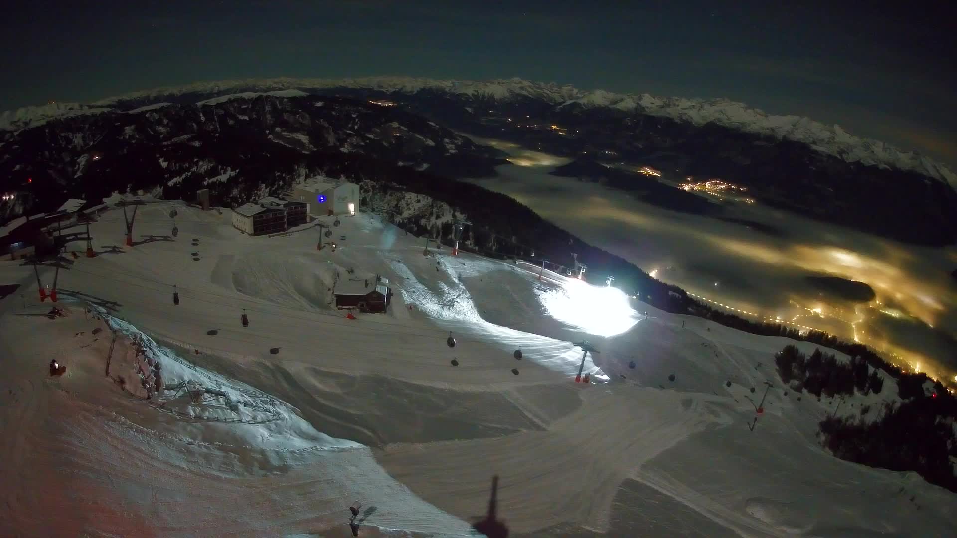 Smučišče Kronplatz – vrh | pogled na Bruneck