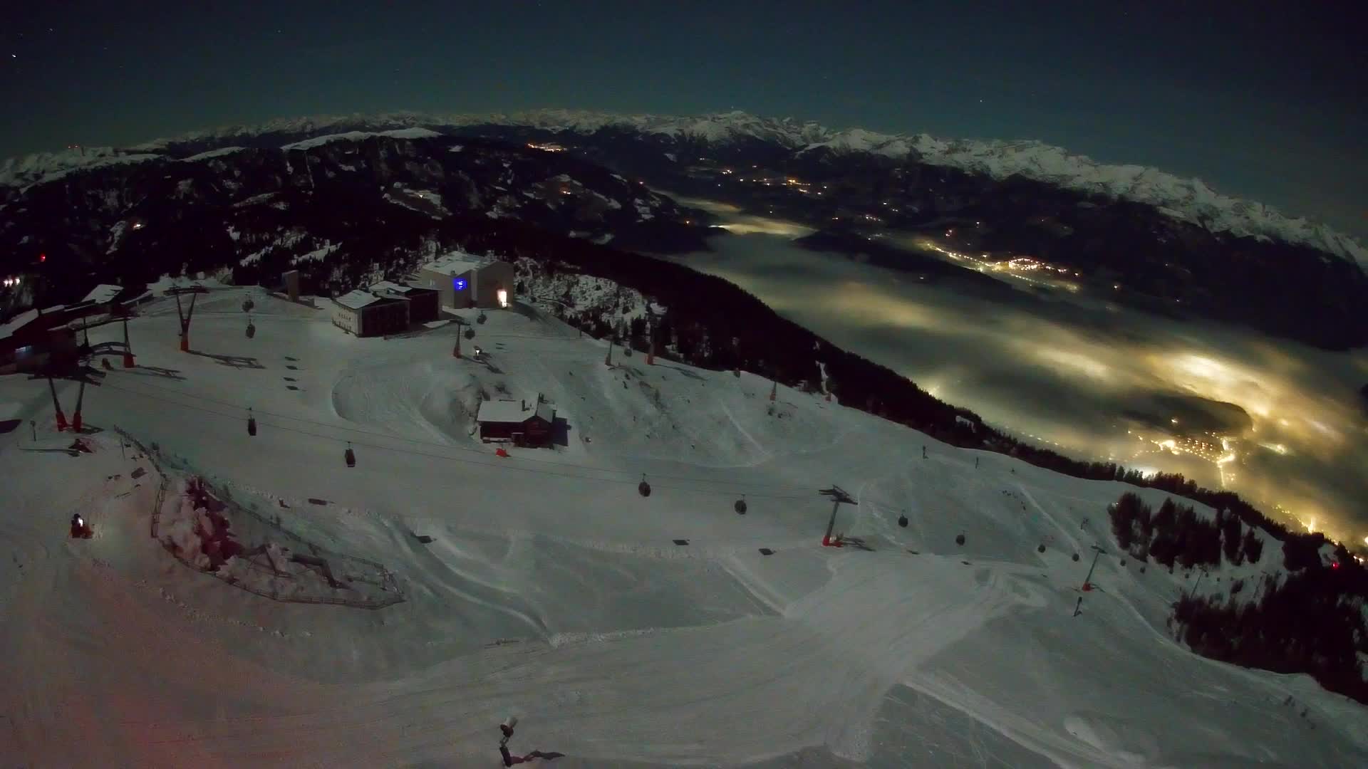 Smučišče Kronplatz – vrh | pogled na Bruneck