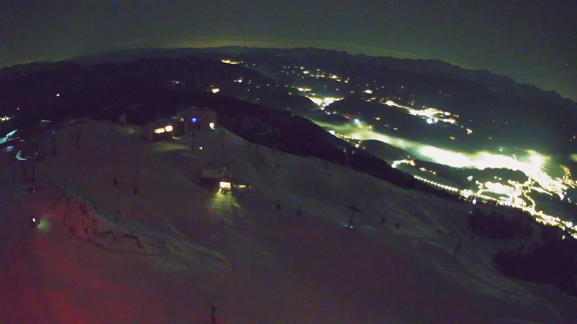 Kronplatz peak Ski resort | view to Bruneck