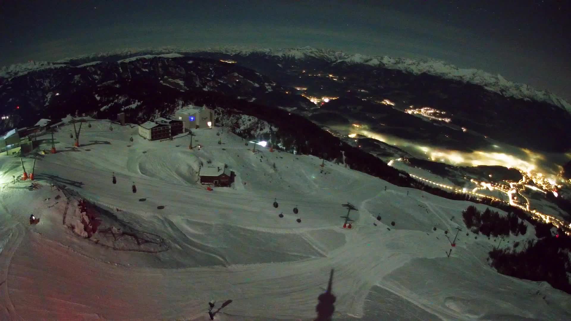 Kronplatz peak Ski resort | view to Bruneck