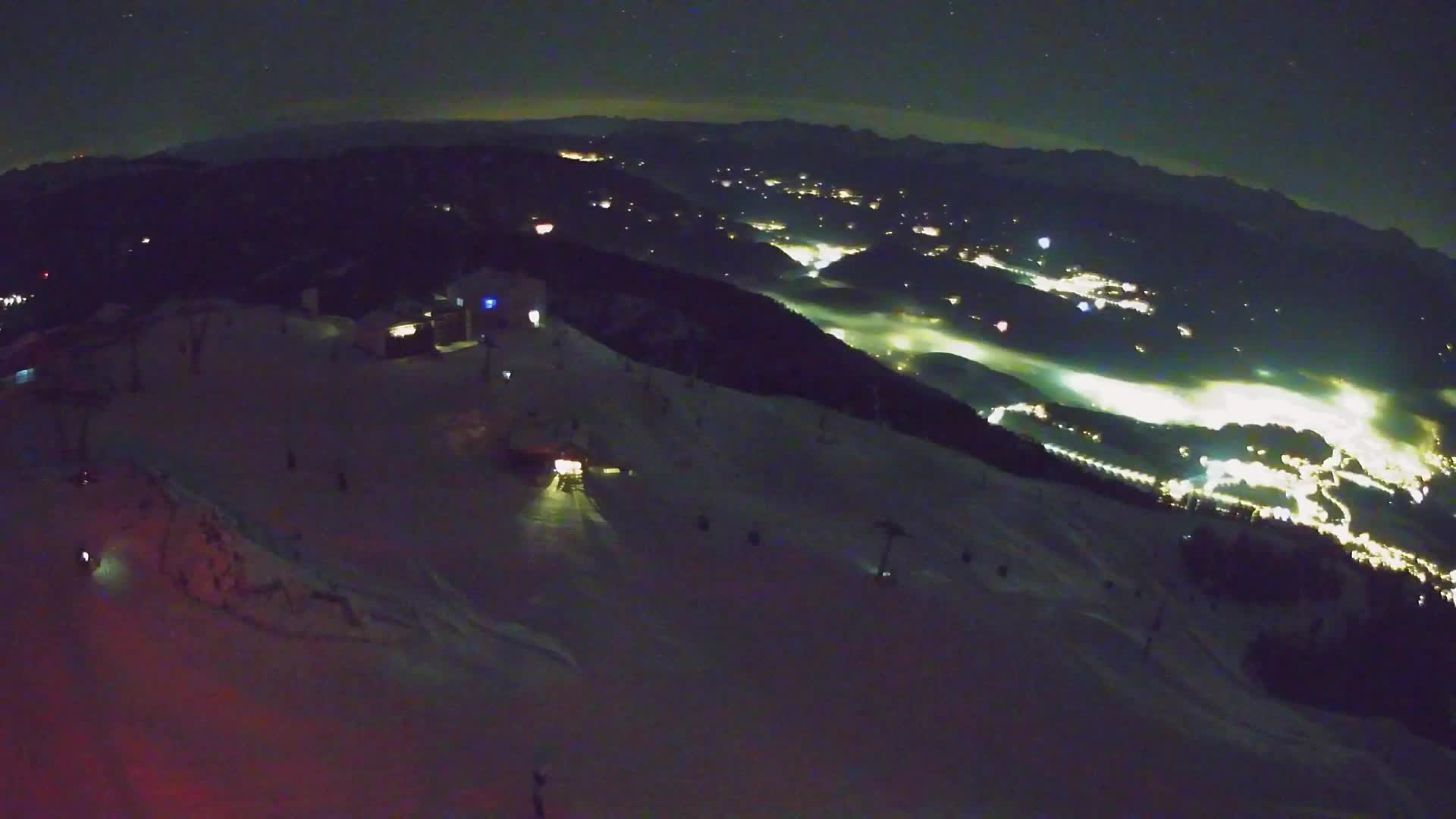 Station de ski Kronplatz sommet | vue sur Brunico