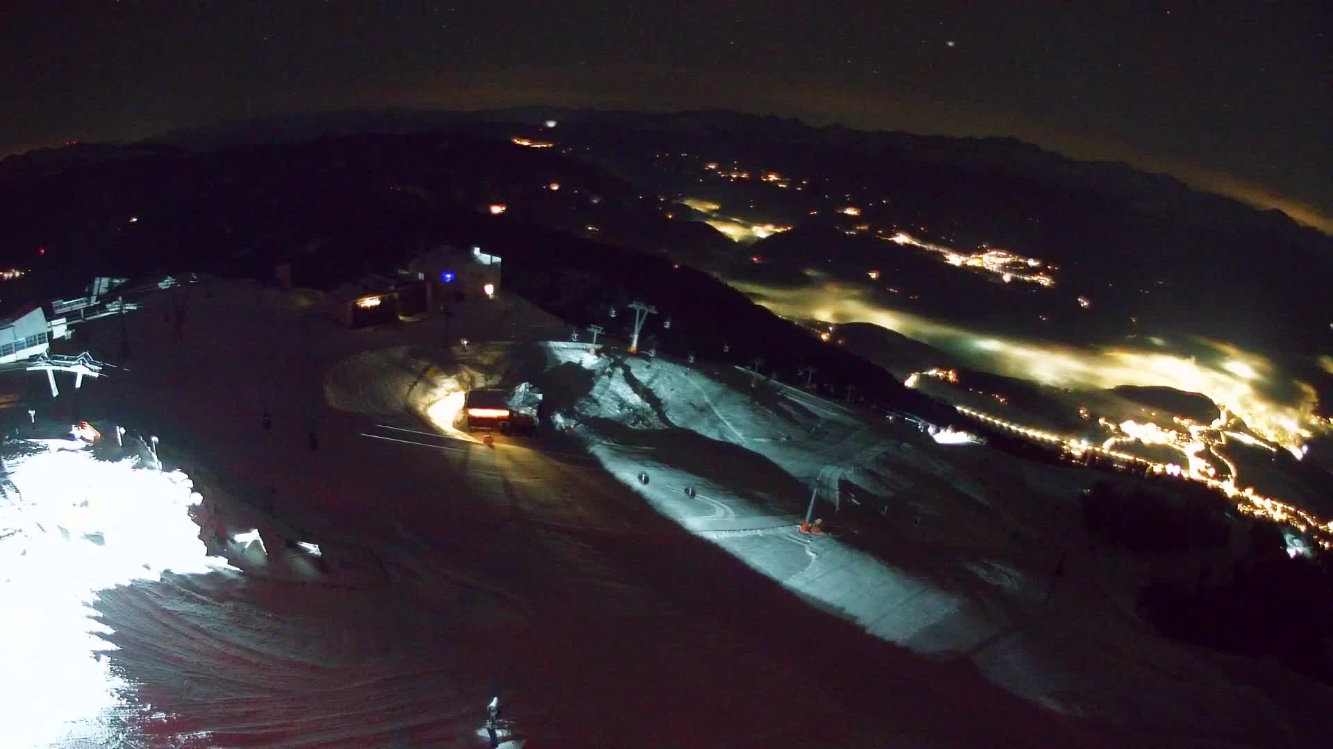 Skigebiet Kronplatz Gipfel | Blick auf Bruneck