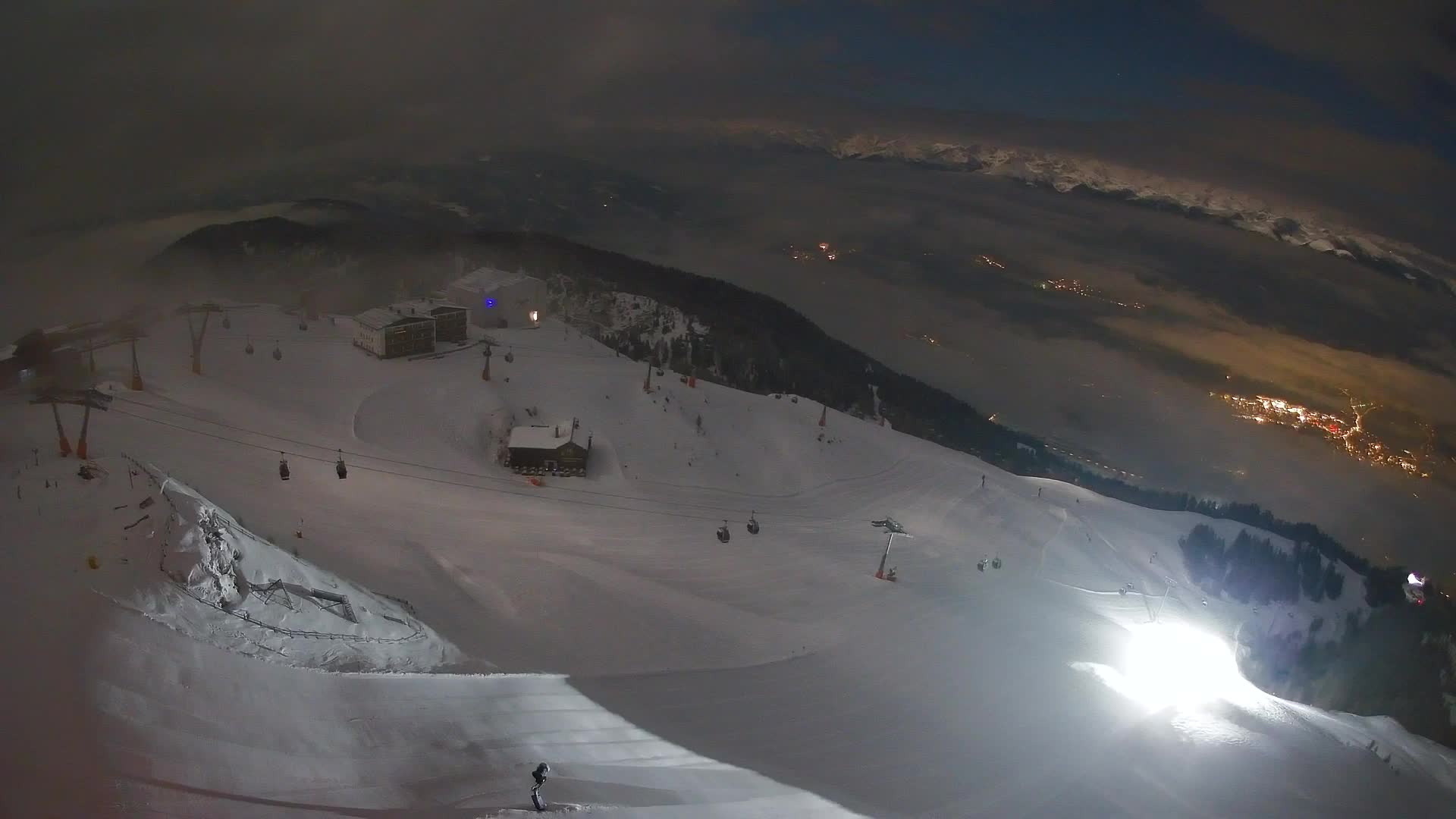 Kronplatz peak Ski resort | view to Bruneck