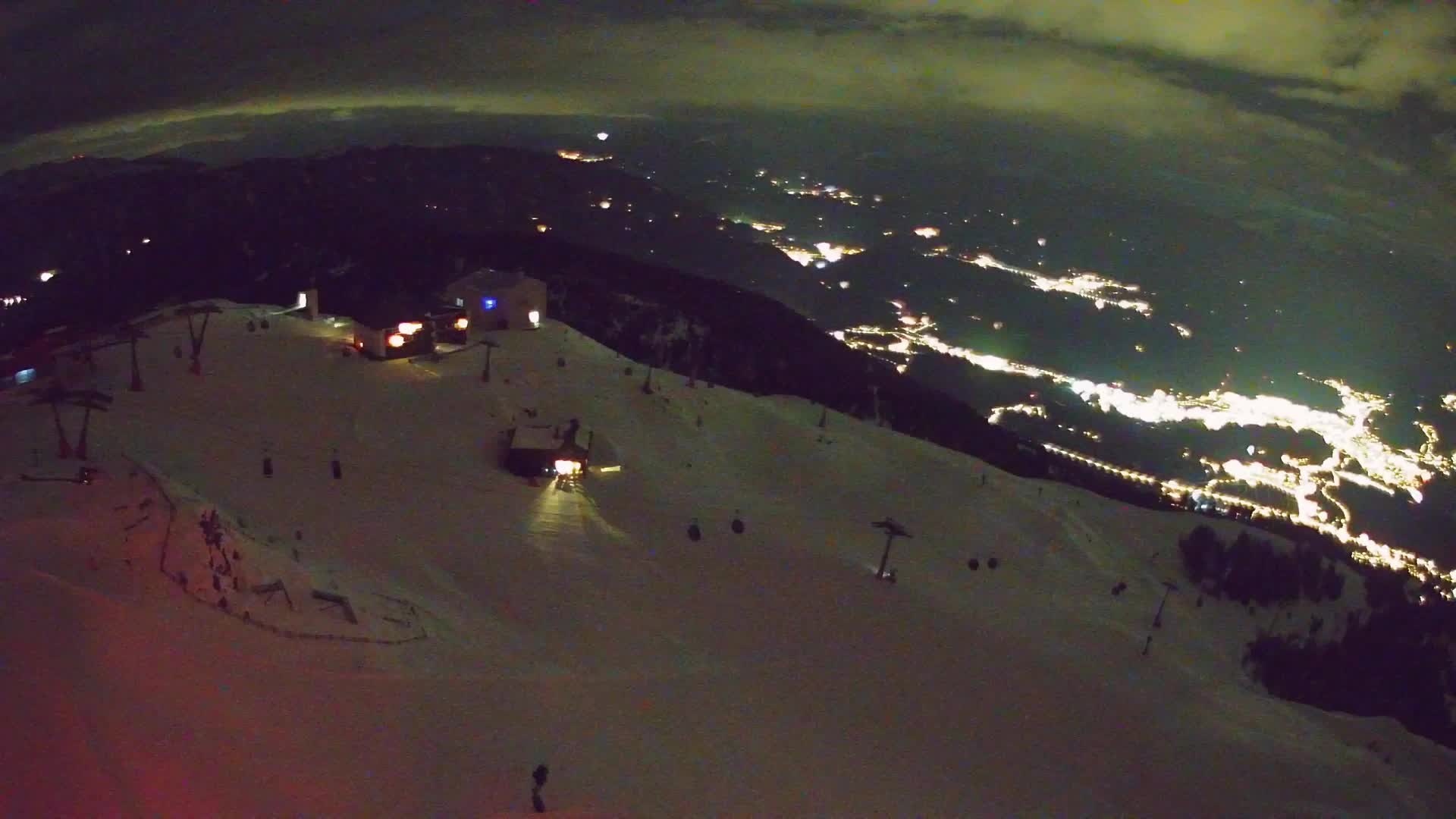 Kronplatz peak Ski resort | view to Bruneck